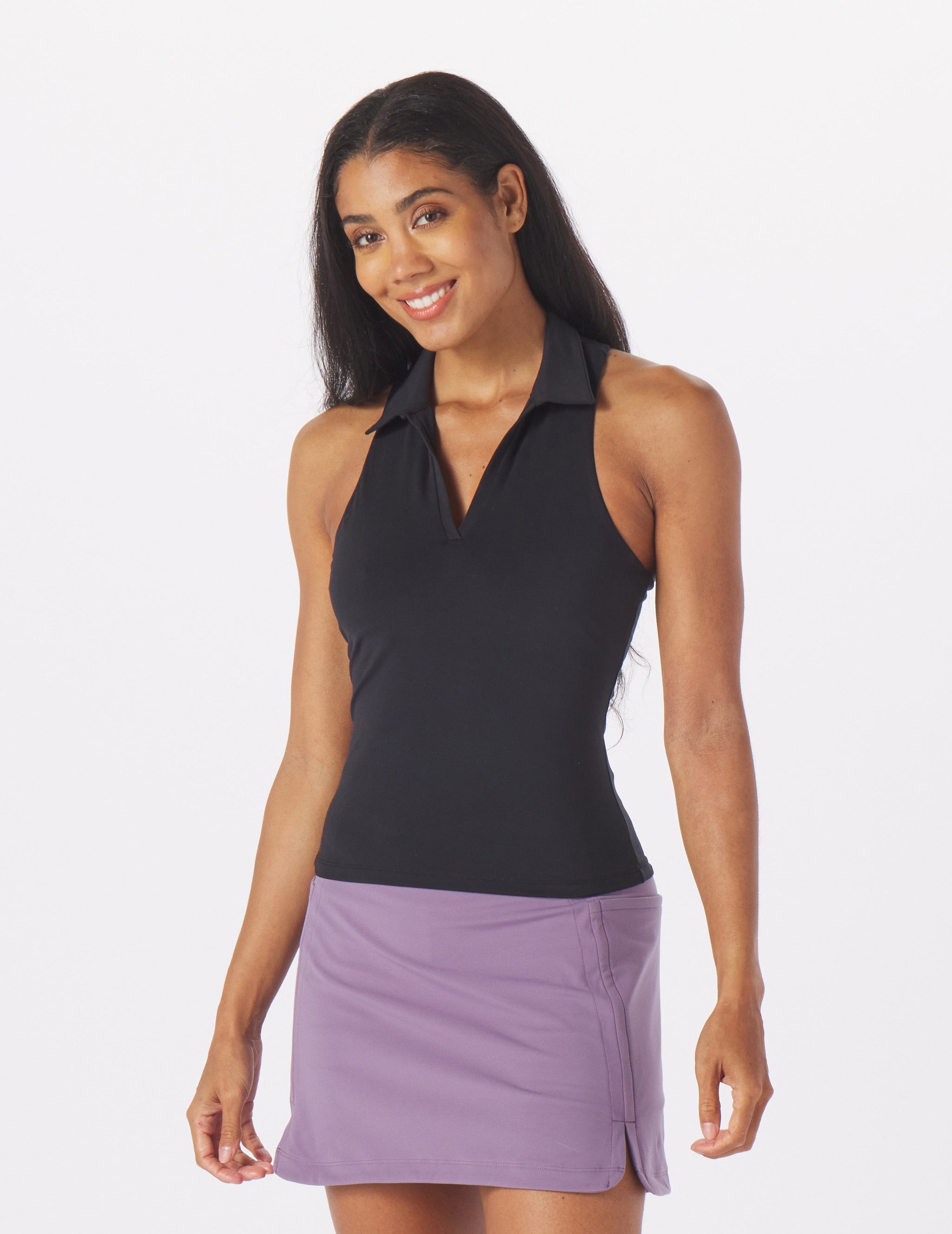 Ace Polo Tank: Black Ace Polo Tank: Black
