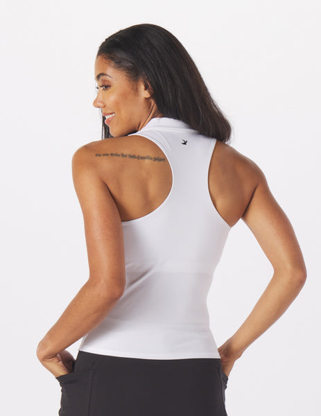 Ace Polo Tank: White – Glyder
