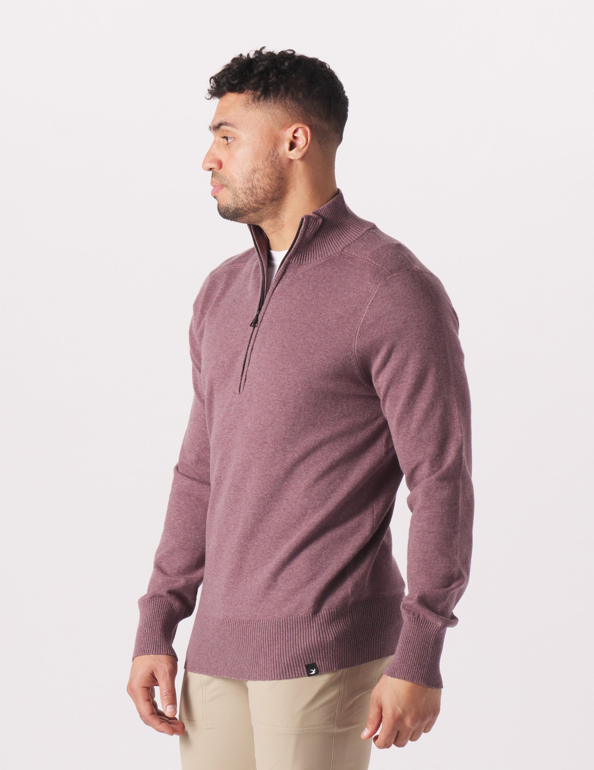 Ace 1/4 Zip: Berry Wine Ace 1/4 Zip: Berry Wine