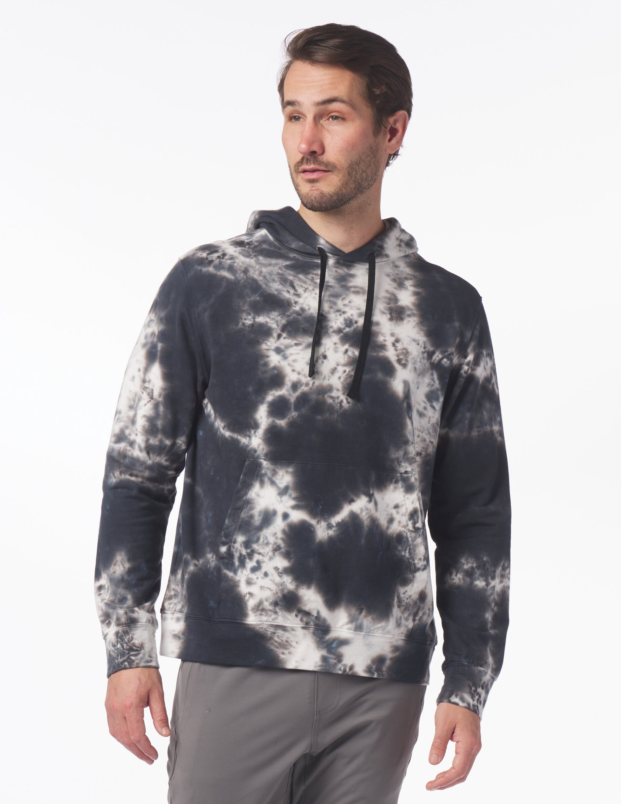 Atlas Hoodie: Black Blur Dye Atlas Hoodie: Black Blur Dye