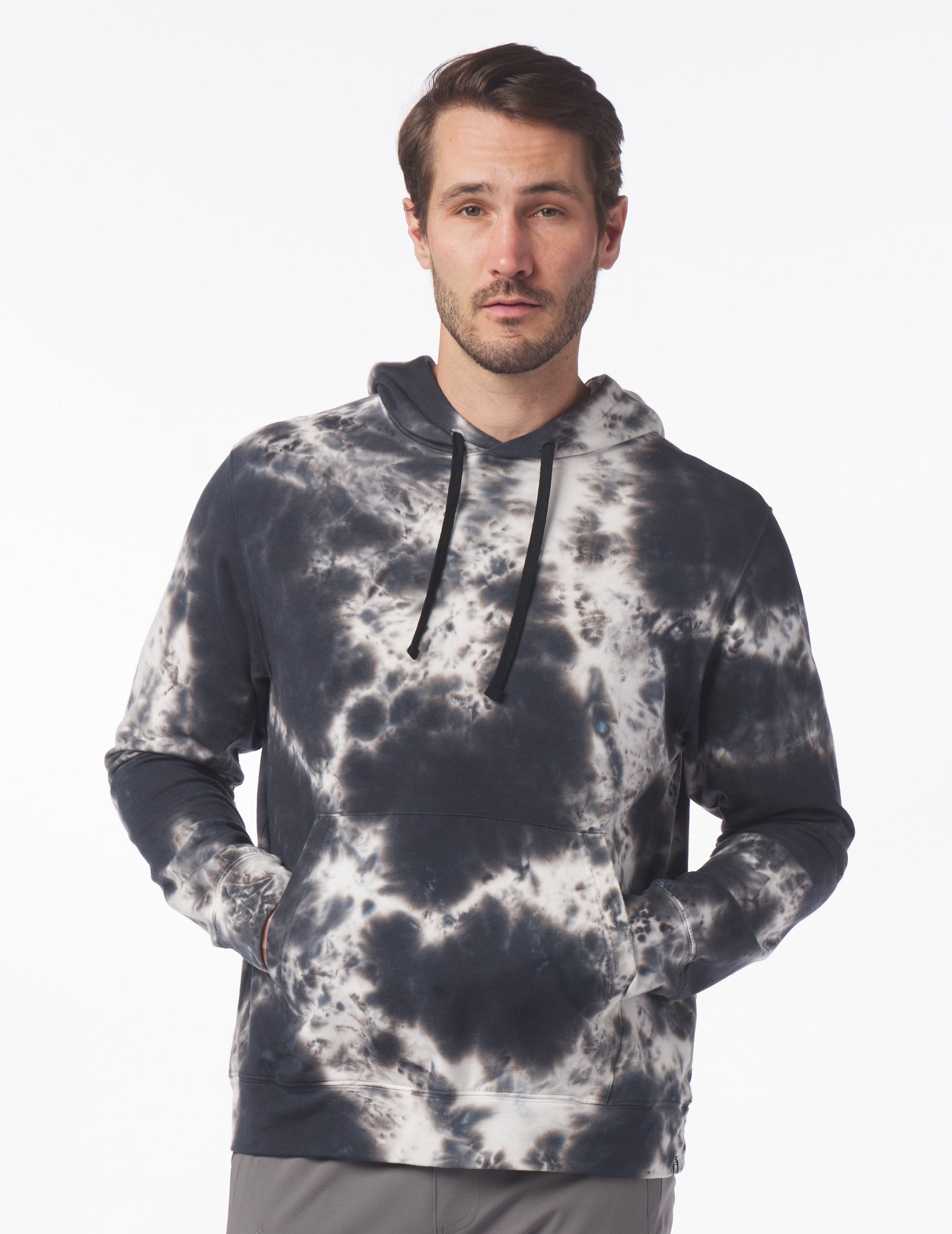Atlas Hoodie: Black Blur Dye Atlas Hoodie: Black Blur Dye