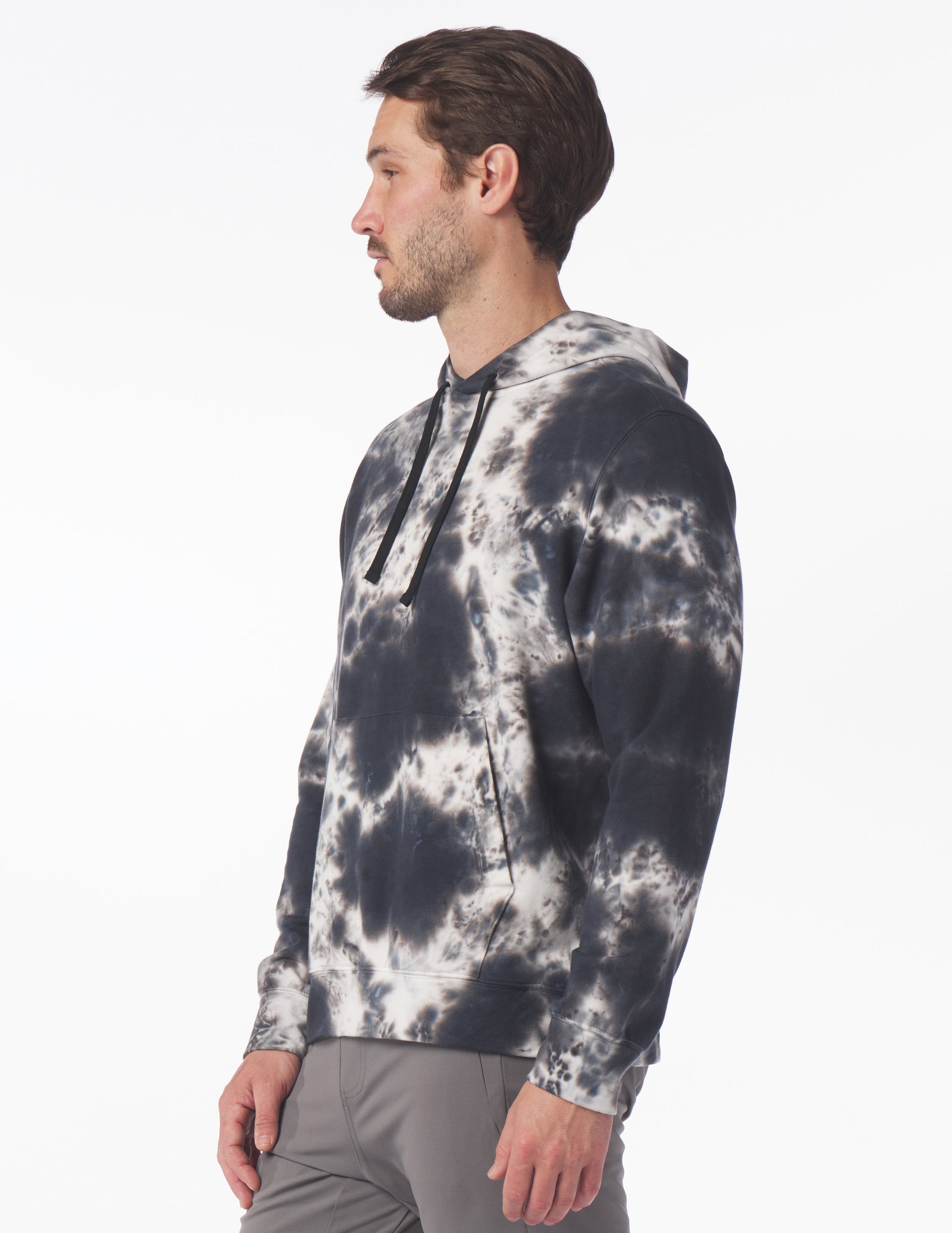 Atlas Hoodie: Black Blur Dye Atlas Hoodie: Black Blur Dye