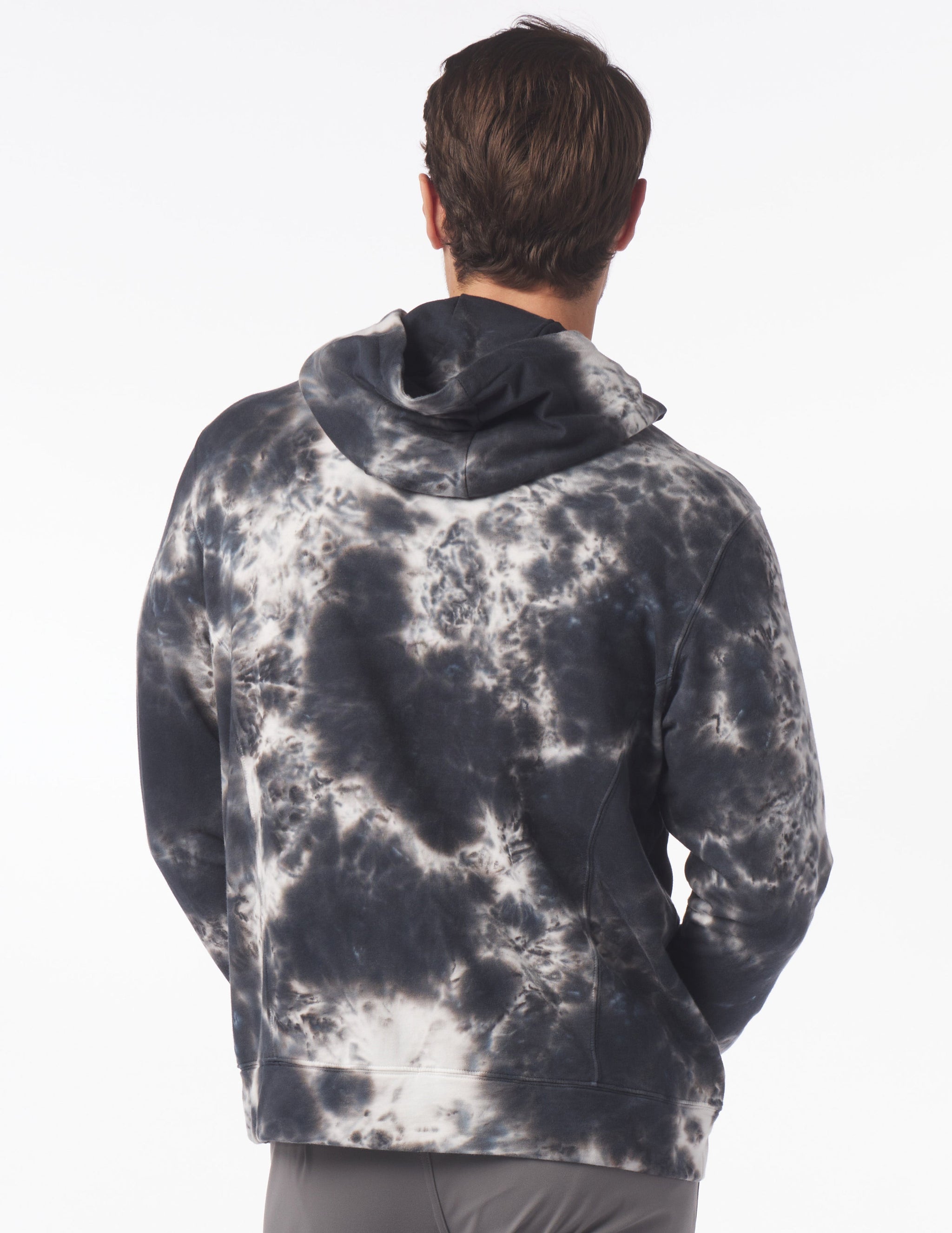 Atlas Hoodie: Black Blur Dye Atlas Hoodie: Black Blur Dye