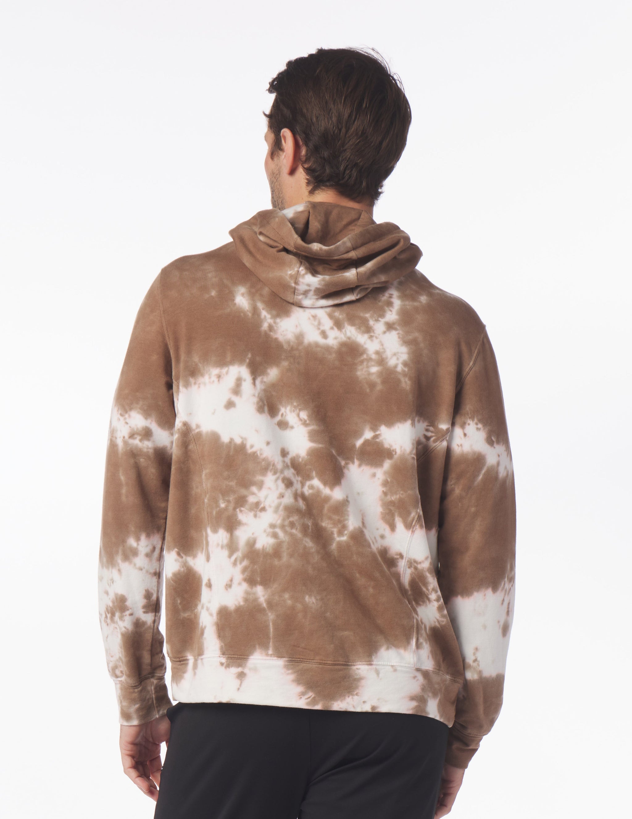 Atlas Hoodie: Mocha Blur Dye Atlas Hoodie: Mocha Blur Dye