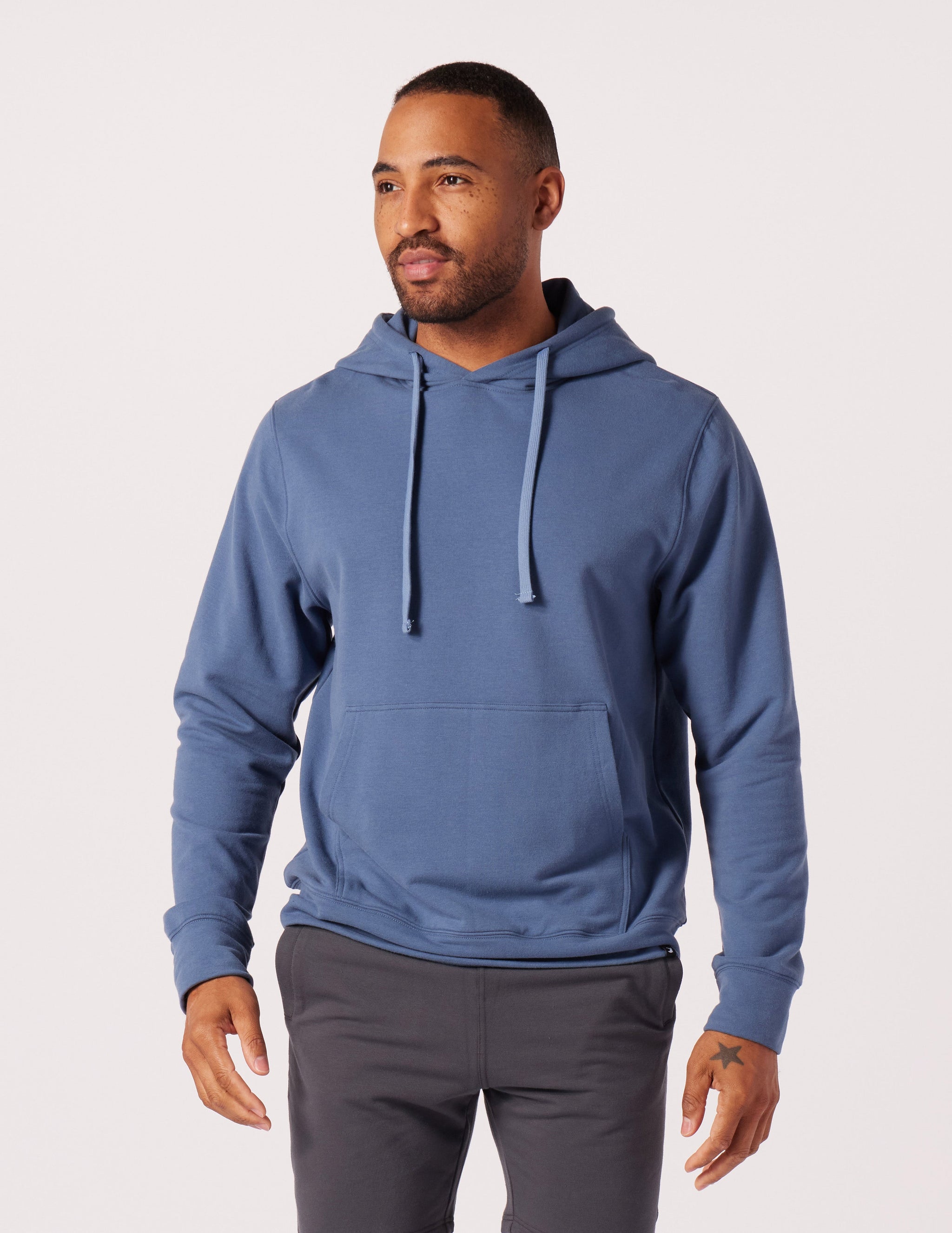 Atlas Hoodie: Washed Blue Atlas Hoodie: Washed Blue