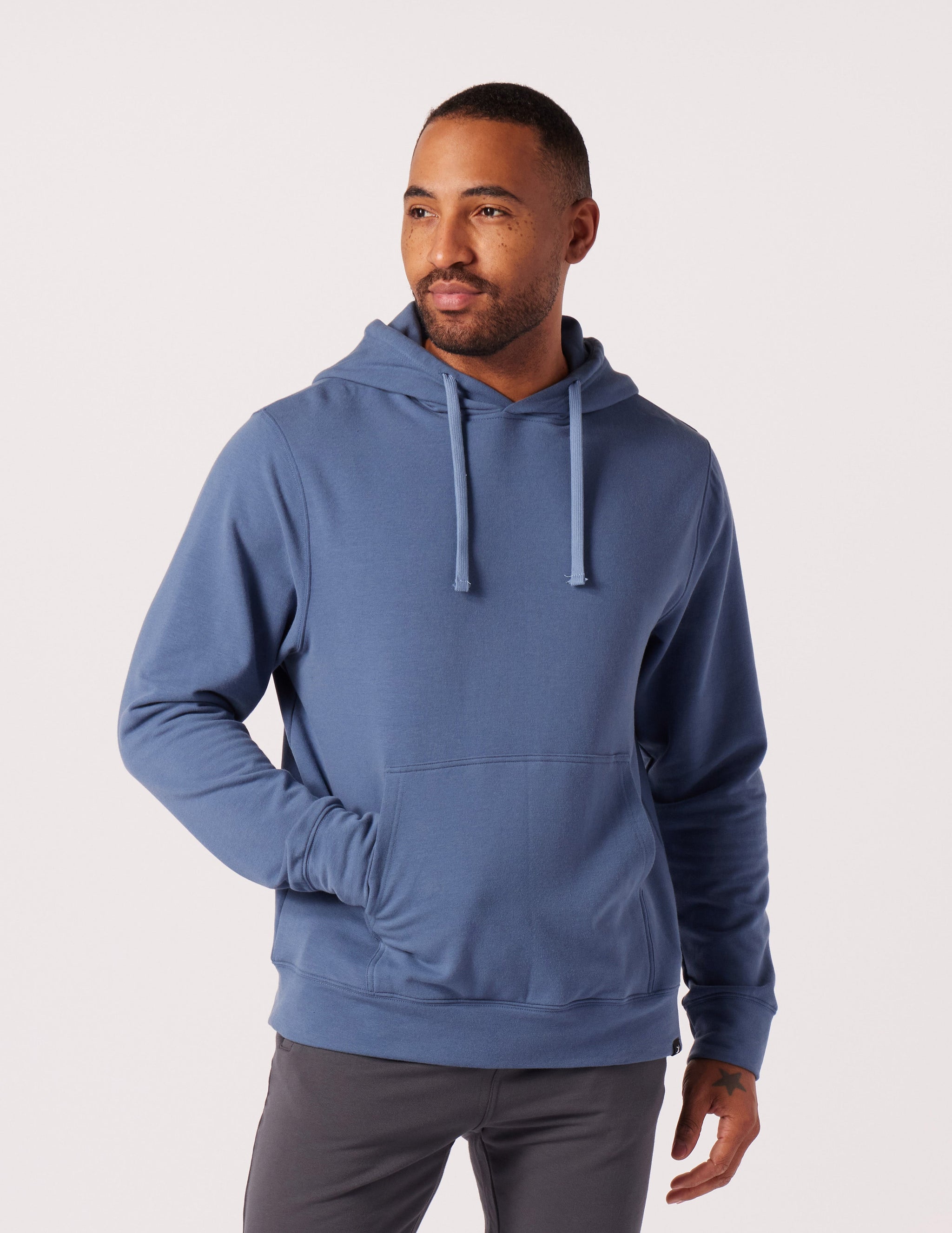 Atlas Hoodie: Washed Blue Atlas Hoodie: Washed Blue