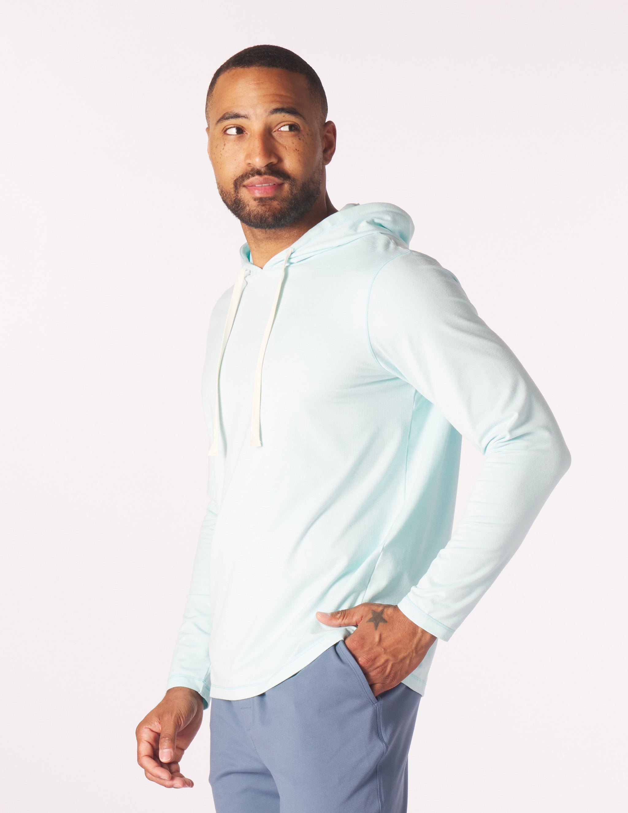 Bedford Hoodie: Hydrangea Marble Bedford Hoodie: Hydrangea Marble