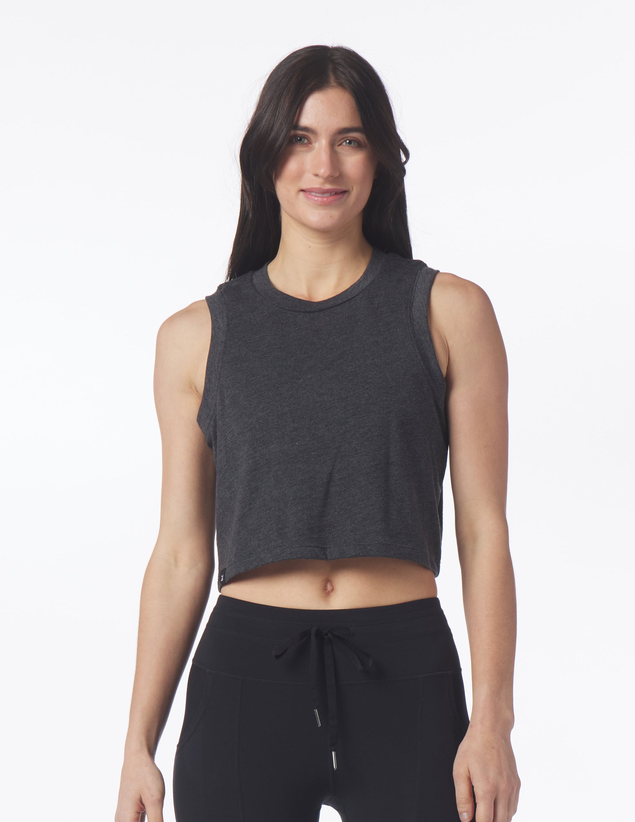 Block Tank: Black Heather Block Tank: Black Heather
