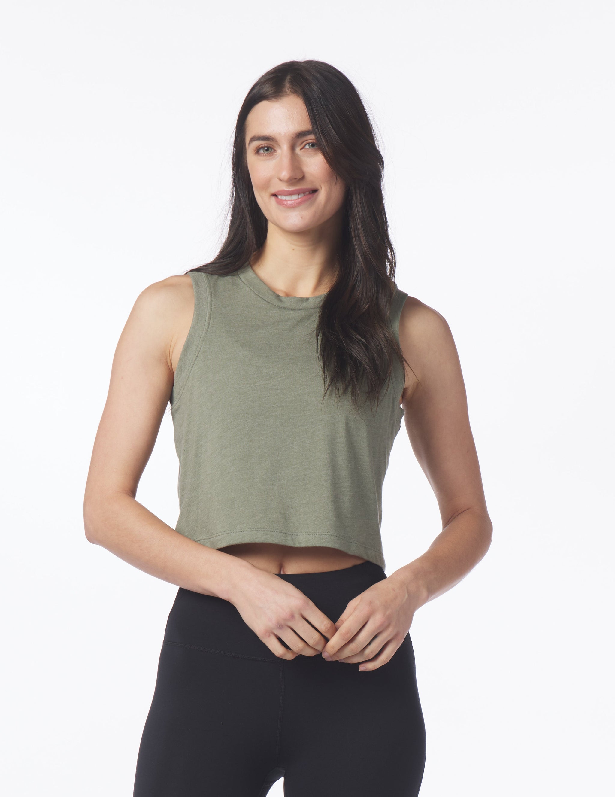 Block Tank: Fern Heather Block Tank: Fern Heather