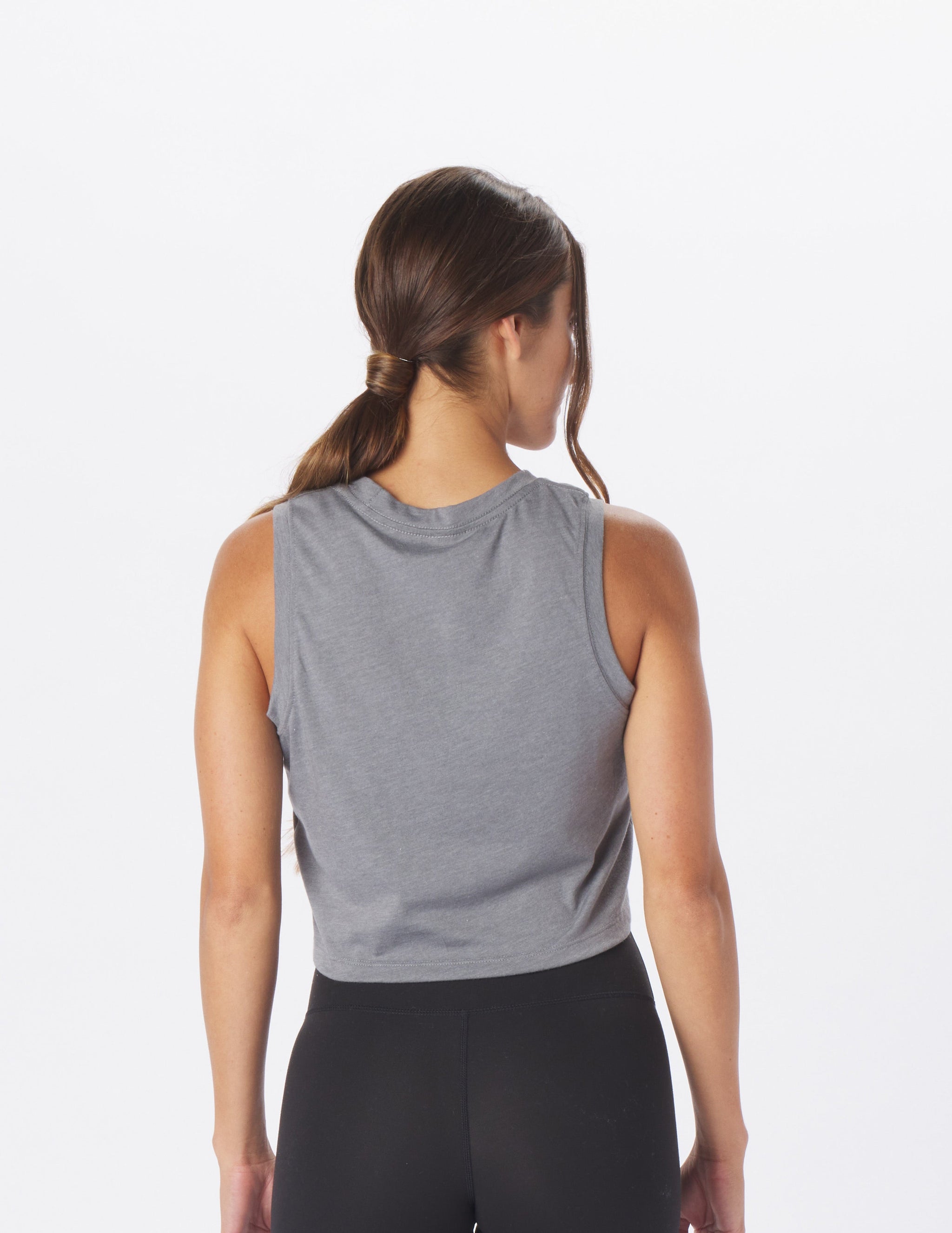 Block Tank: Silver Fog Heather Block Tank: Silver Fog Heather