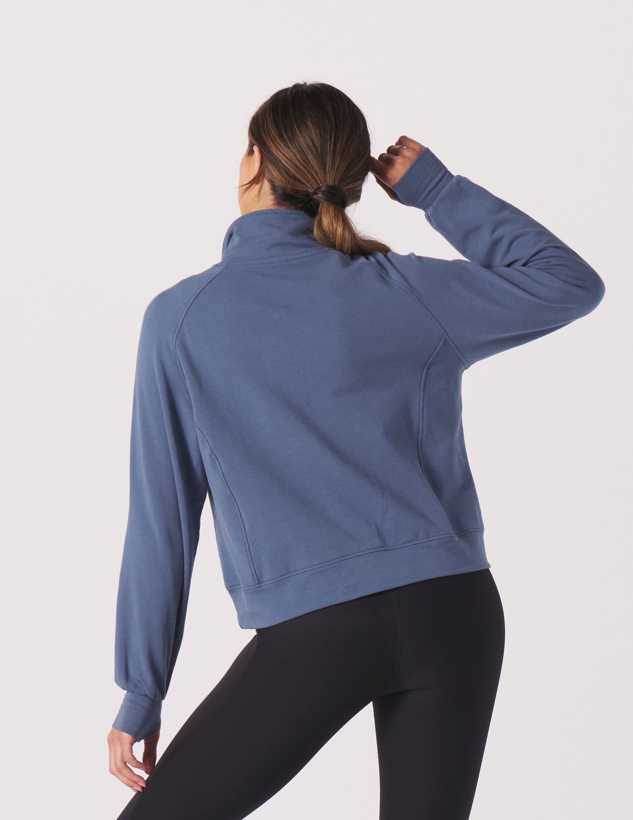 Daily Scuba 1/4 Zip: Washed Blue Daily Scuba 1/4 Zip: Washed Blue