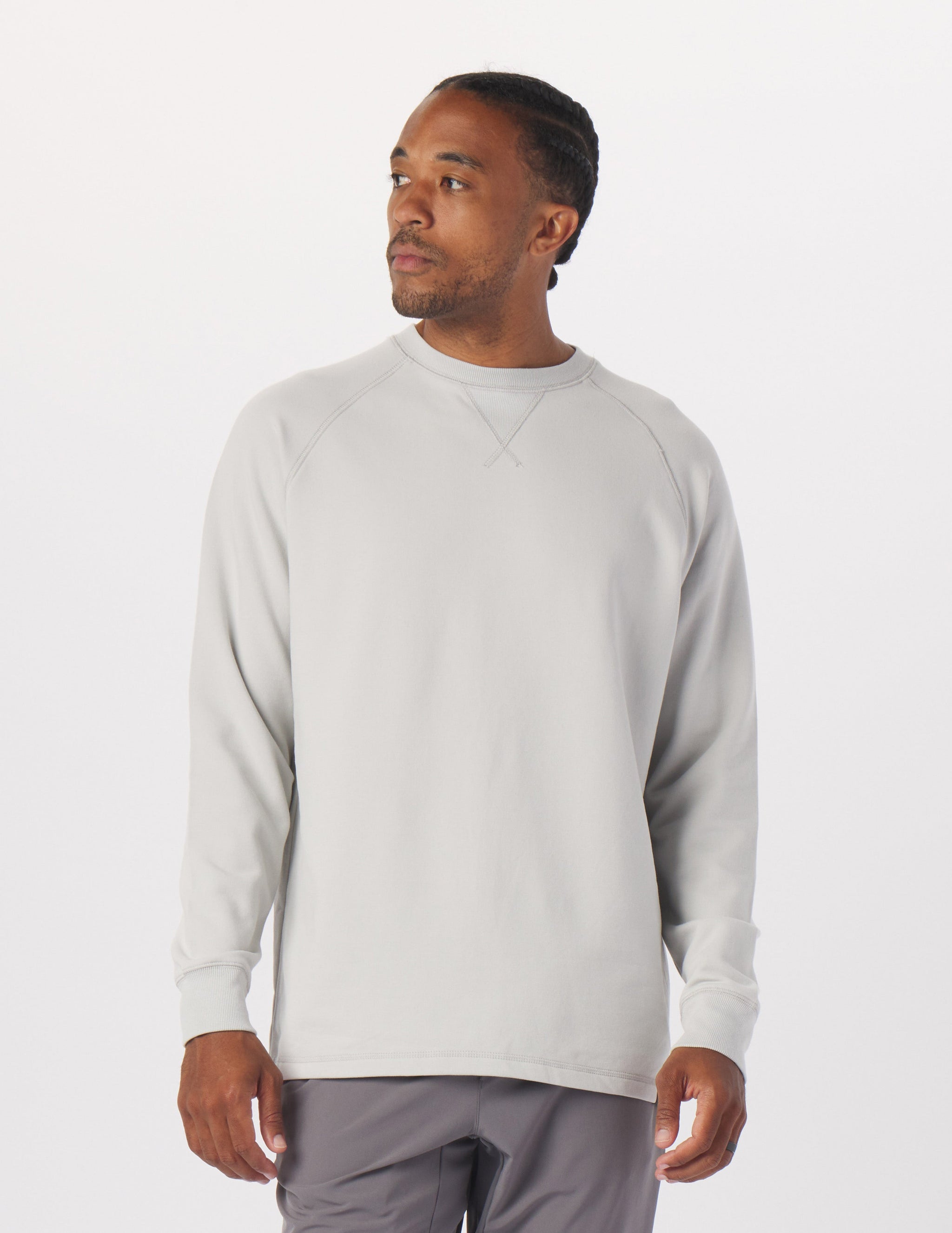 Dakota Crewneck: Ash Grey Dakota Crewneck: Ash Grey