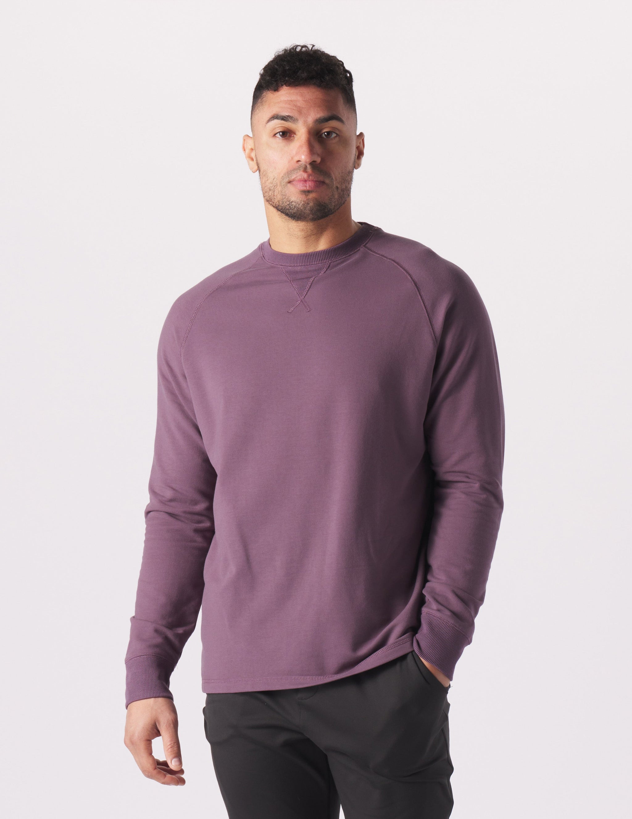 Dakota Crewneck: Berry Wine Dakota Crewneck: Berry Wine