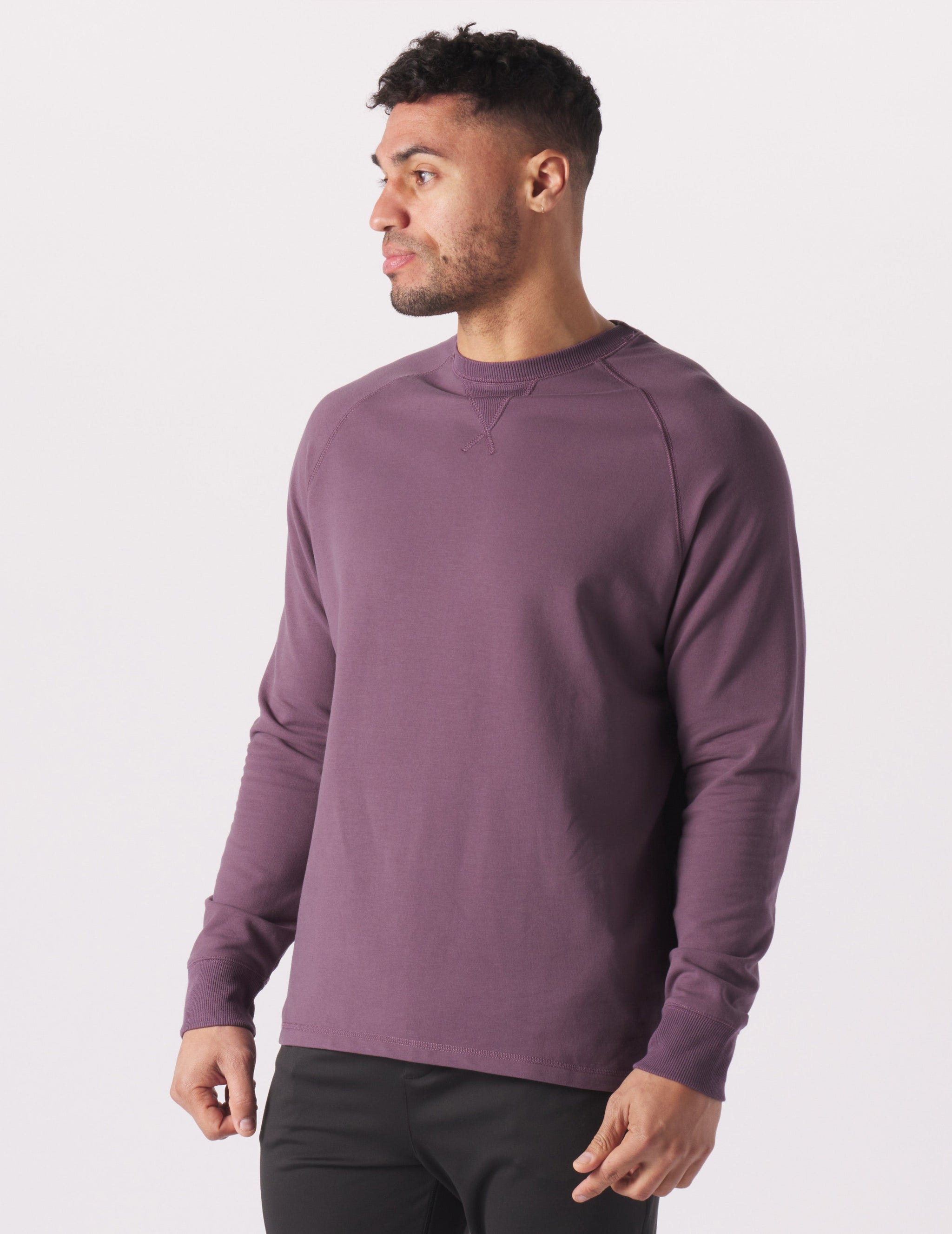 Dakota Crewneck: Berry Wine Dakota Crewneck: Berry Wine