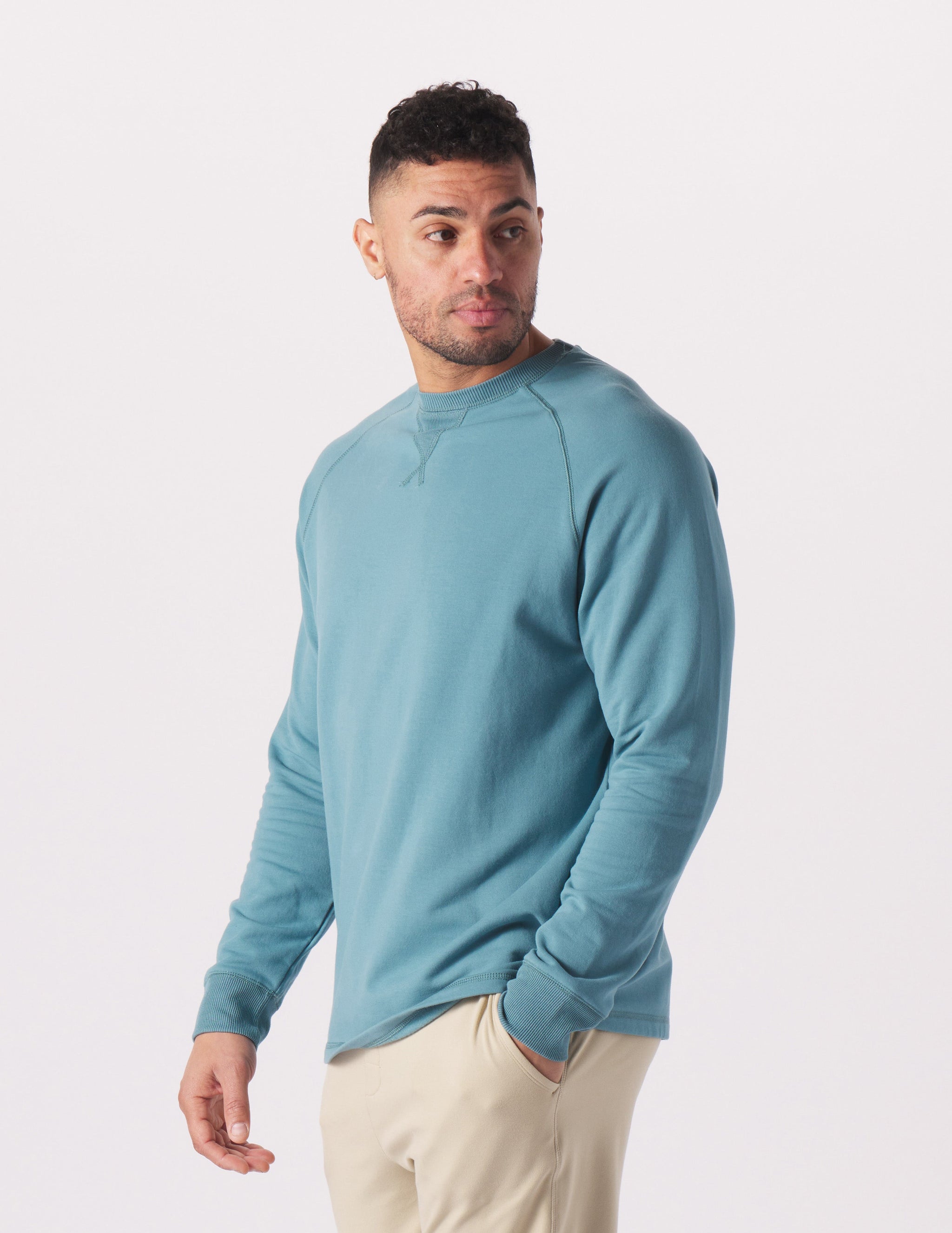 Dakota Crewneck: Lagoon Dakota Crewneck: Lagoon