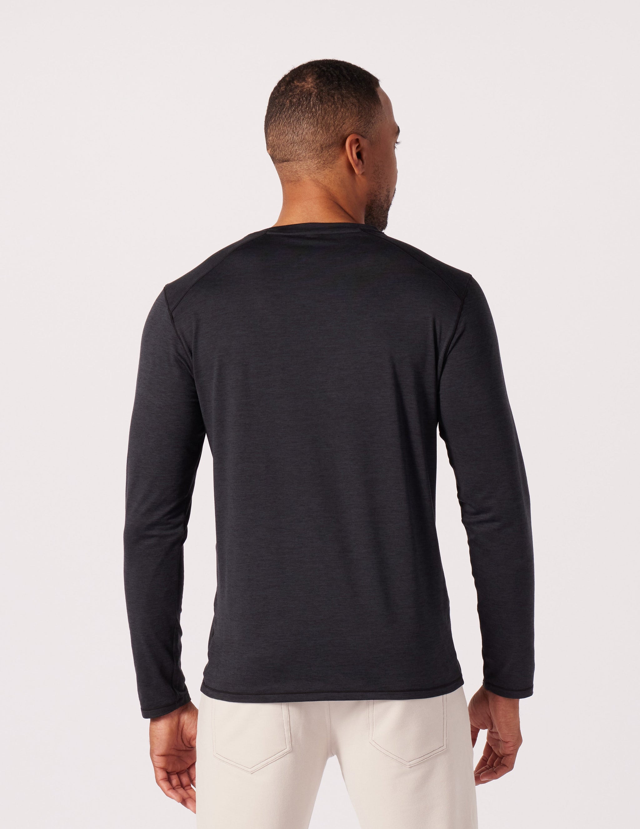 Dash Crew Neck: Black Marble Dash Crew Neck: Black Marble