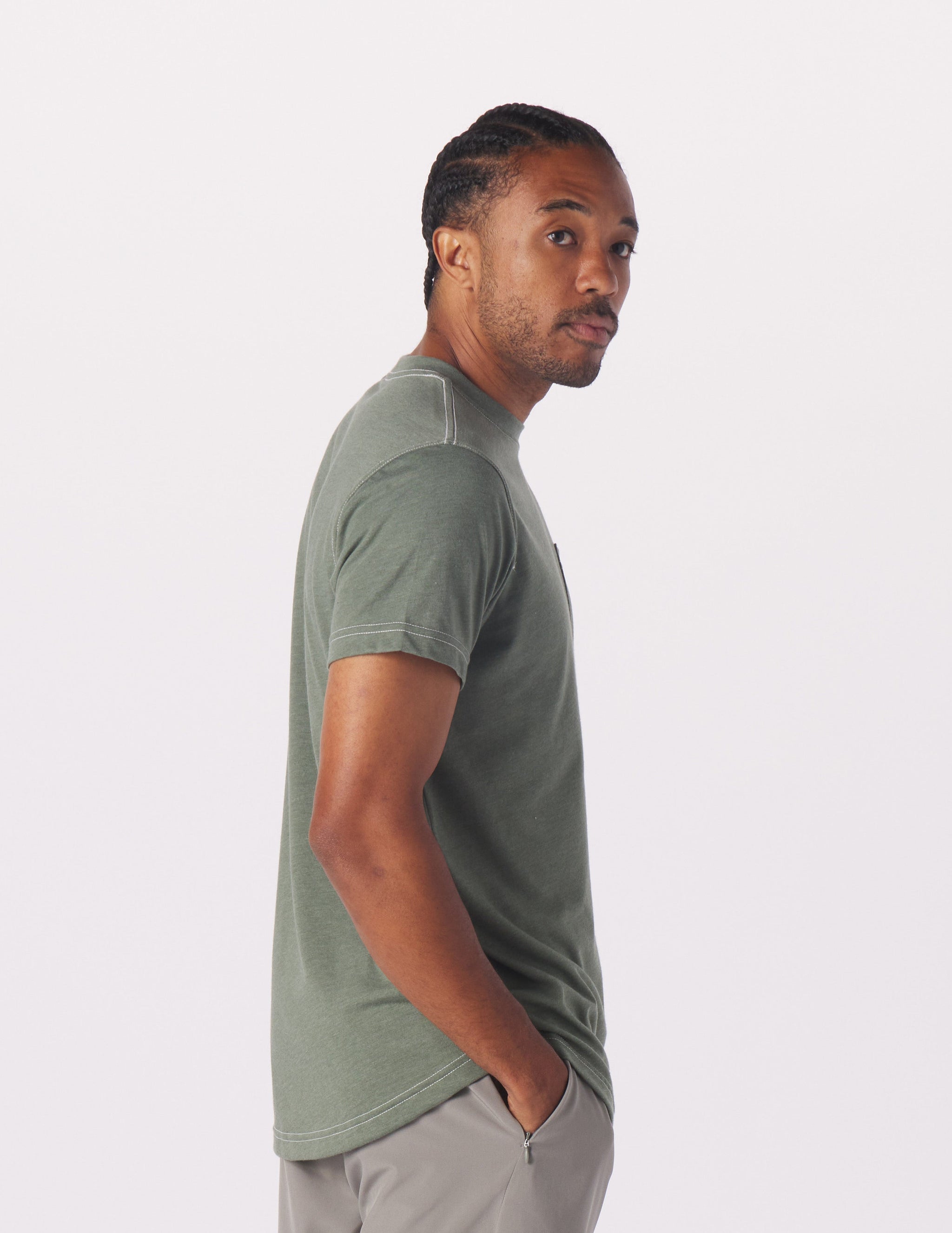 Do No Harm Tee: Ocean Moss Heather Do No Harm Tee: Ocean Moss Heather