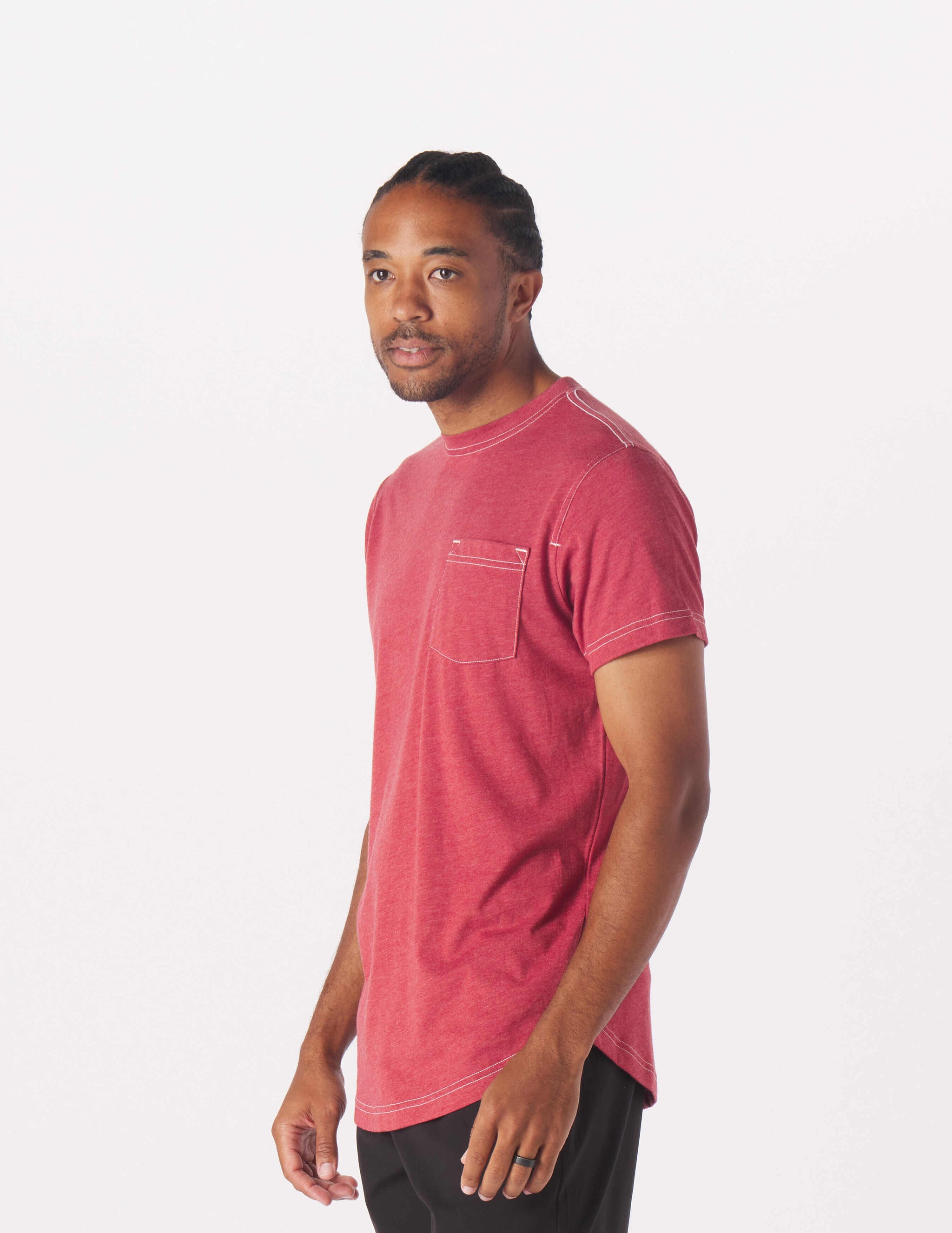 Do No Harm Tee: Cardinal Heather Do No Harm Tee: Cardinal Heather