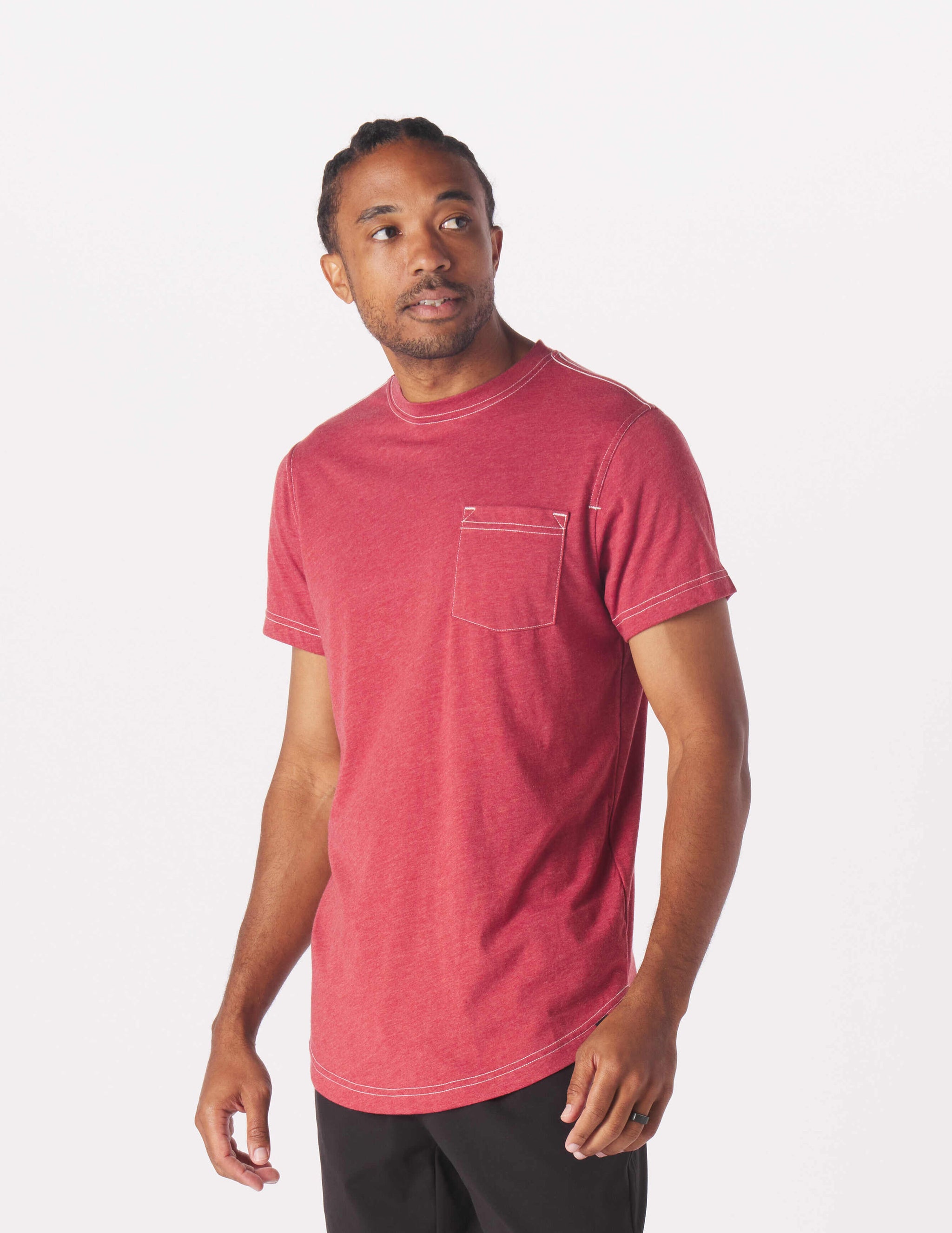 Do No Harm Tee: Cardinal Heather Do No Harm Tee: Cardinal Heather
