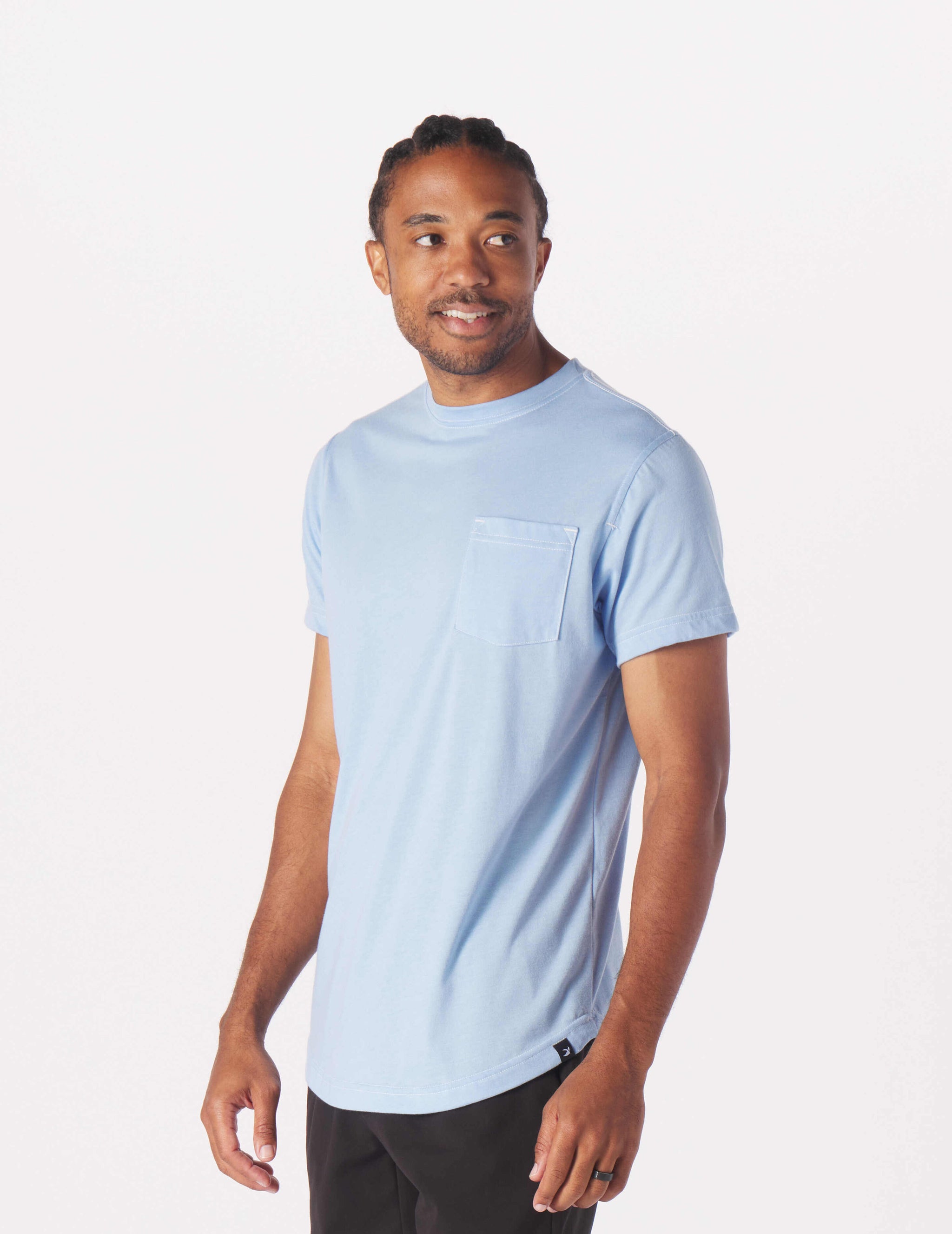 Do No Harm Tee: Ice Blue Heather Do No Harm Tee: Ice Blue Heather