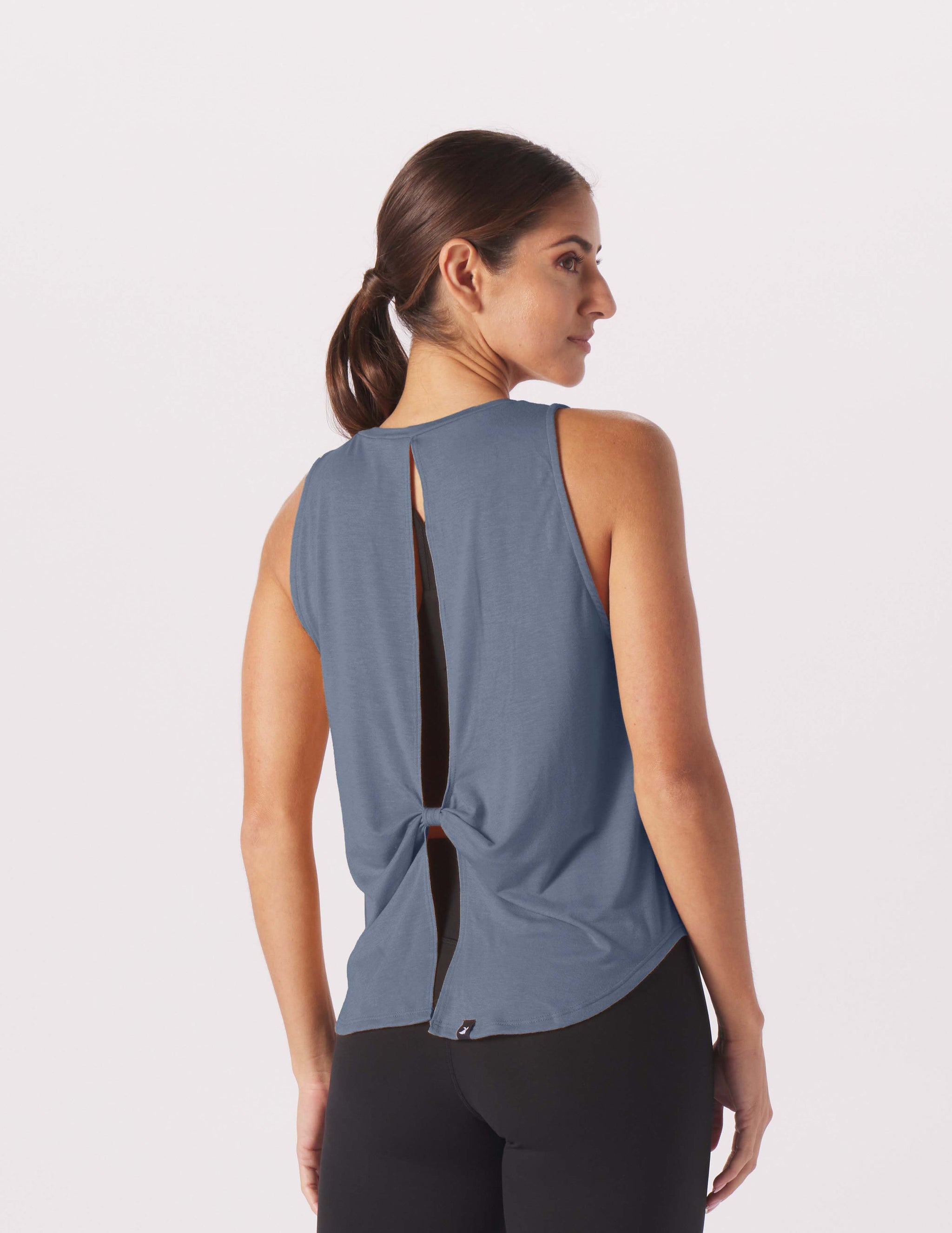 Electric Tank: Washed Blue Electric Tank: Washed Blue