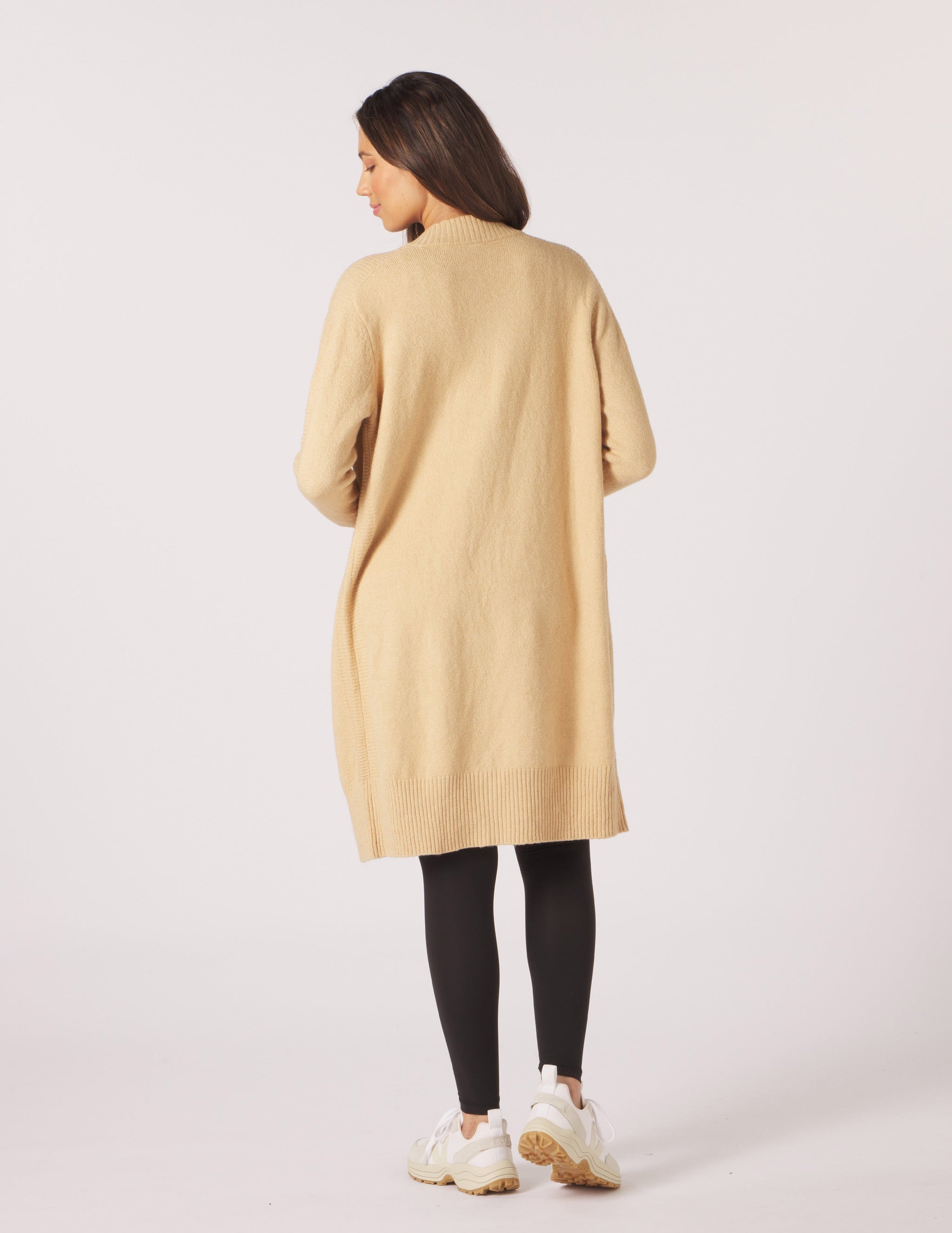 Elevated Cardigan: Tan Elevated Cardigan: Tan