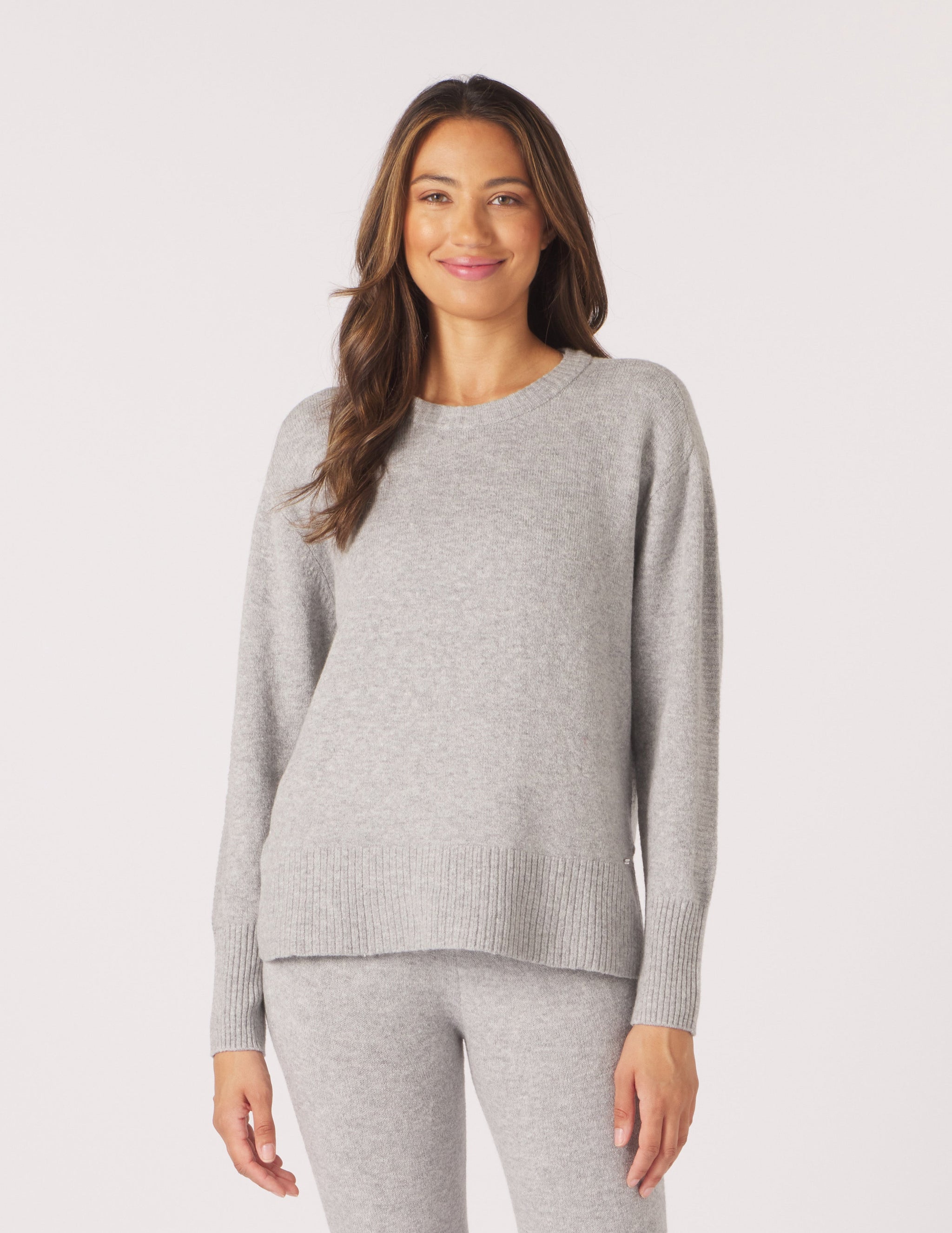 Elevated Knit Crew: Ash Grey Elevated Knit Crew: Ash Grey