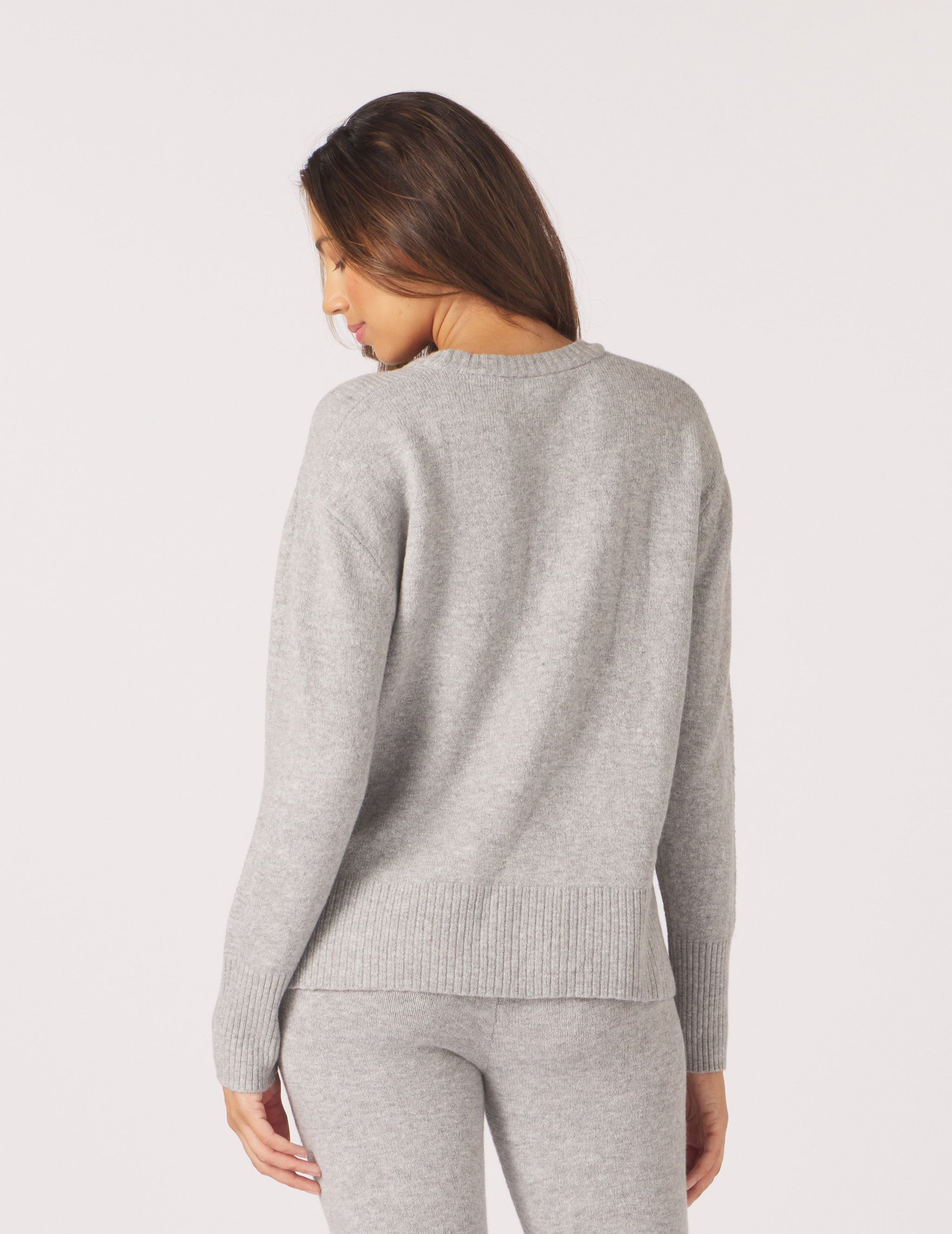 Elevated Knit Crew: Ash Grey Elevated Knit Crew: Ash Grey