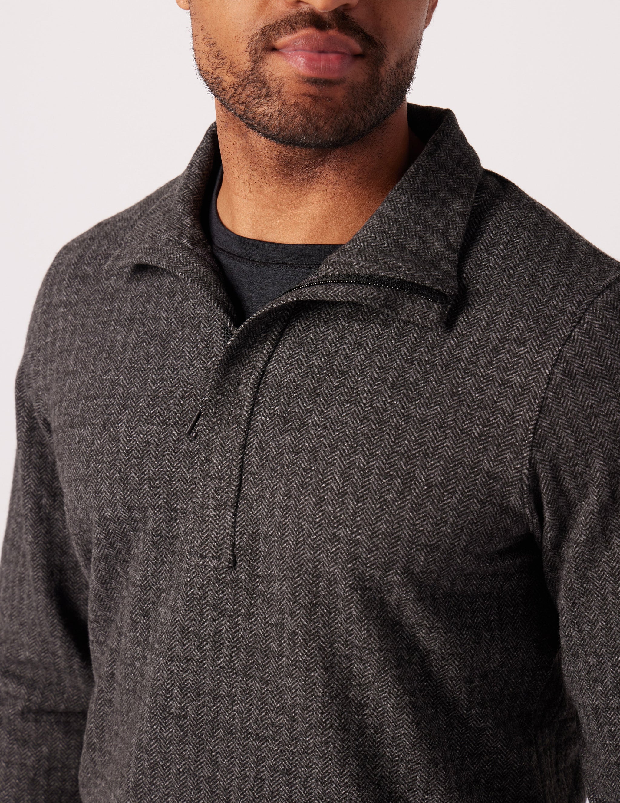 Fletcher 1/4 Zip: Black Fletcher 1/4 Zip: Black