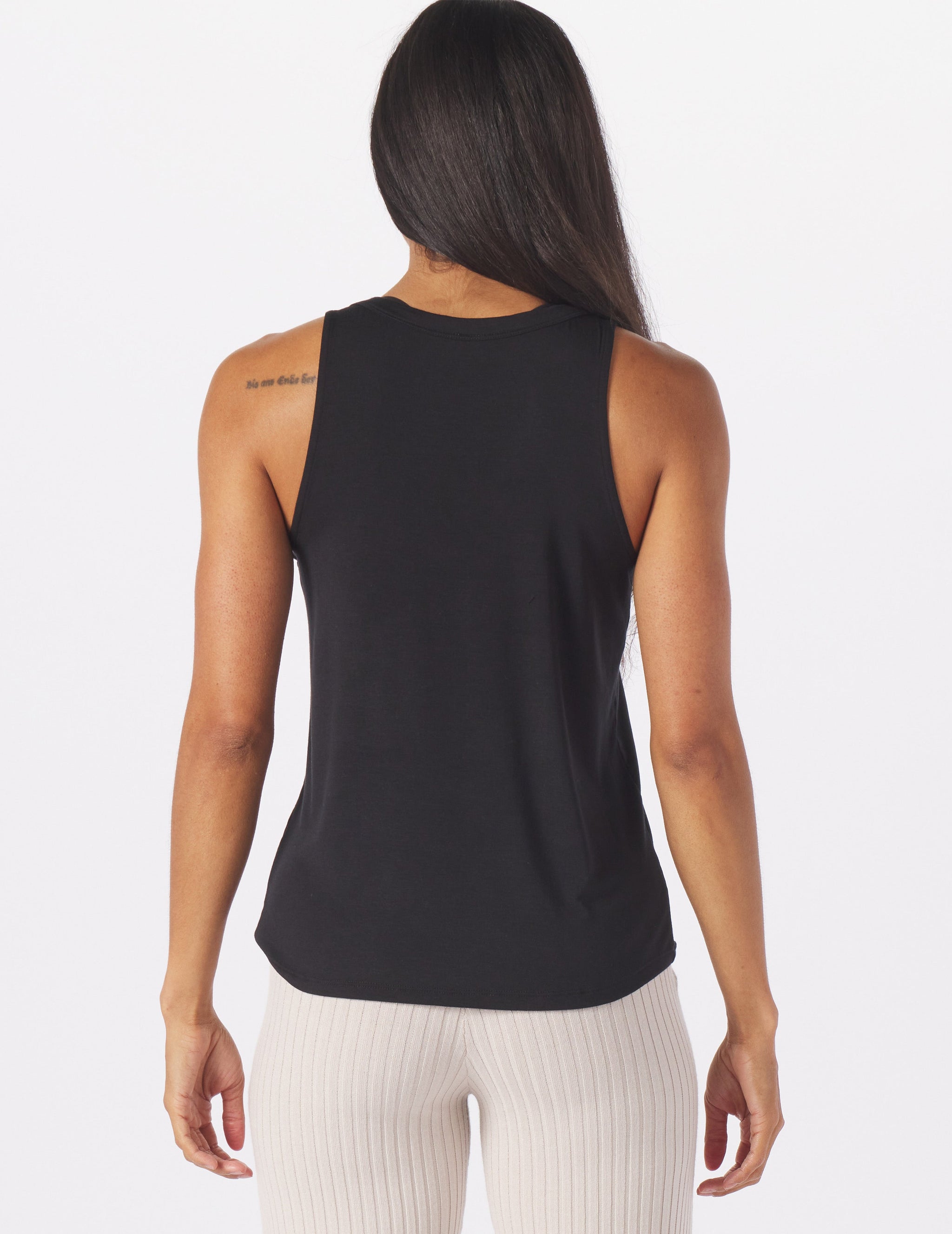 Half Volley Tank: Black Half Volley Tank: Black