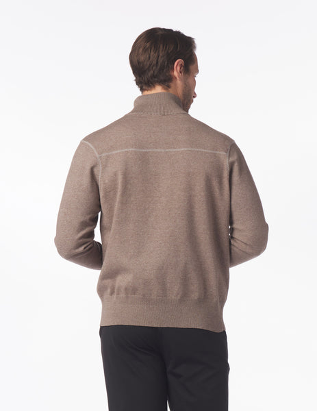 Ace 1/4 Zip: Mocha Heather – Glyder
