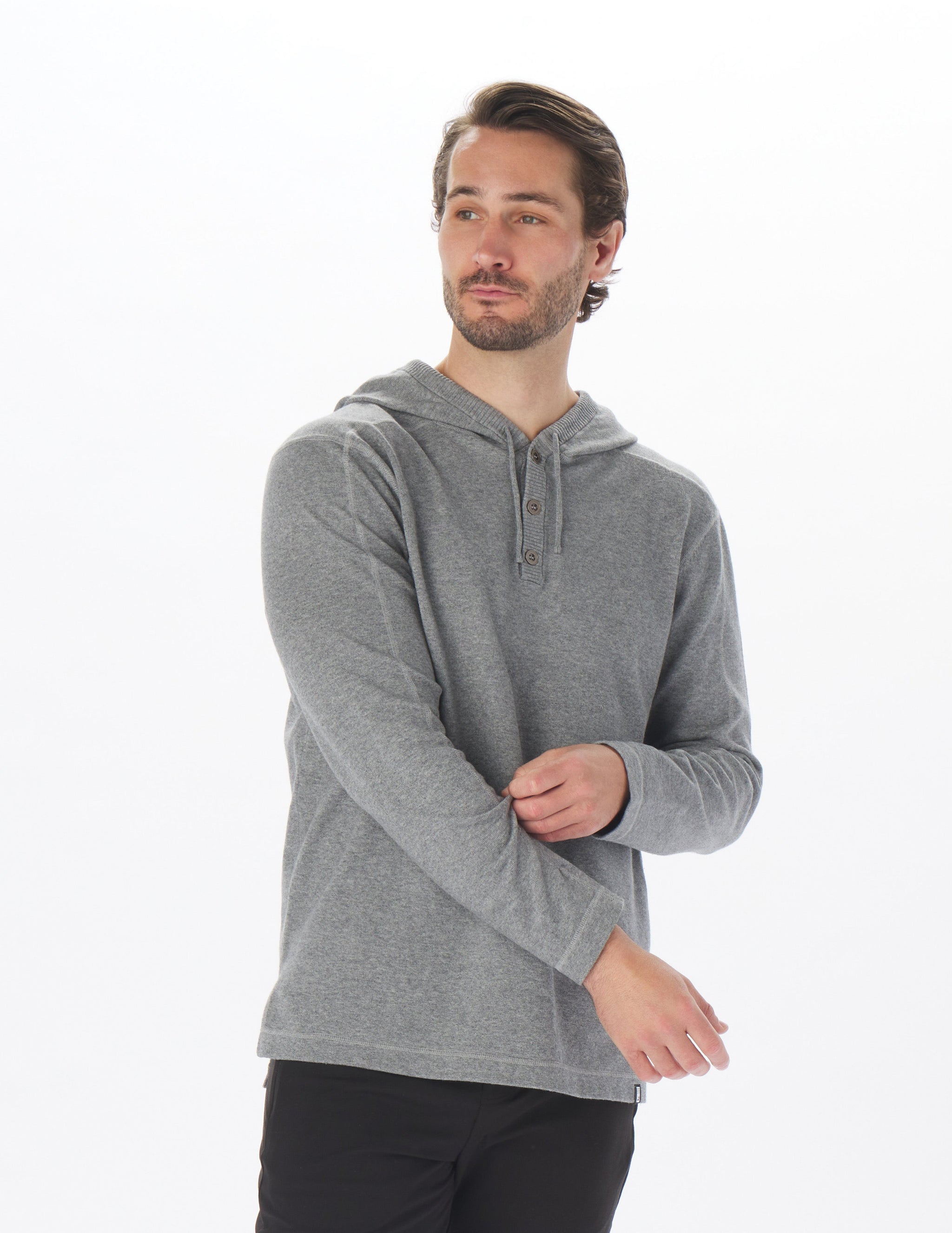 Ace Hooded Sweater: Smoke Grey Ace Hooded Sweater: Smoke Grey