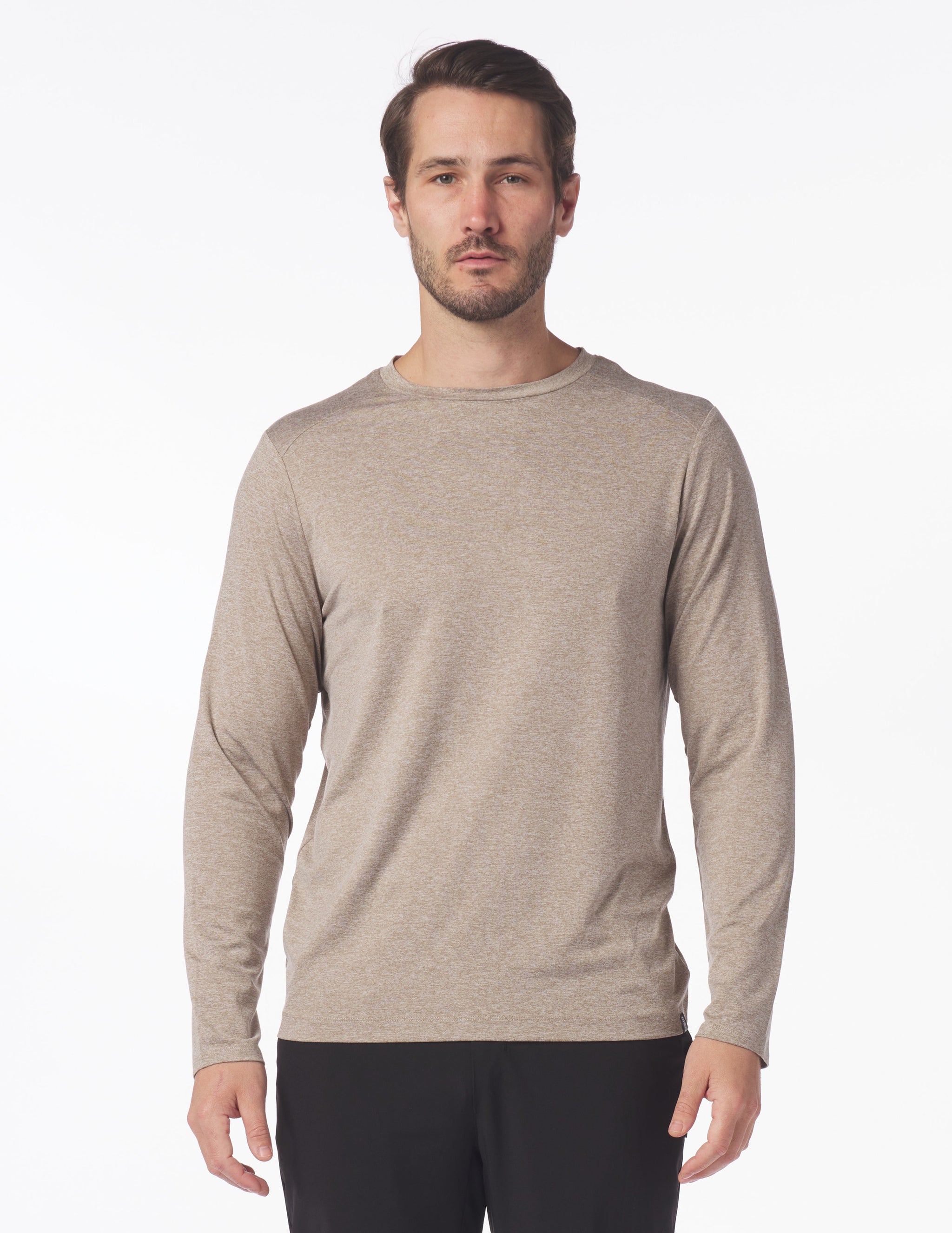 Salton Long Sleeve: Mocha Heather Salton Long Sleeve: Mocha Heather