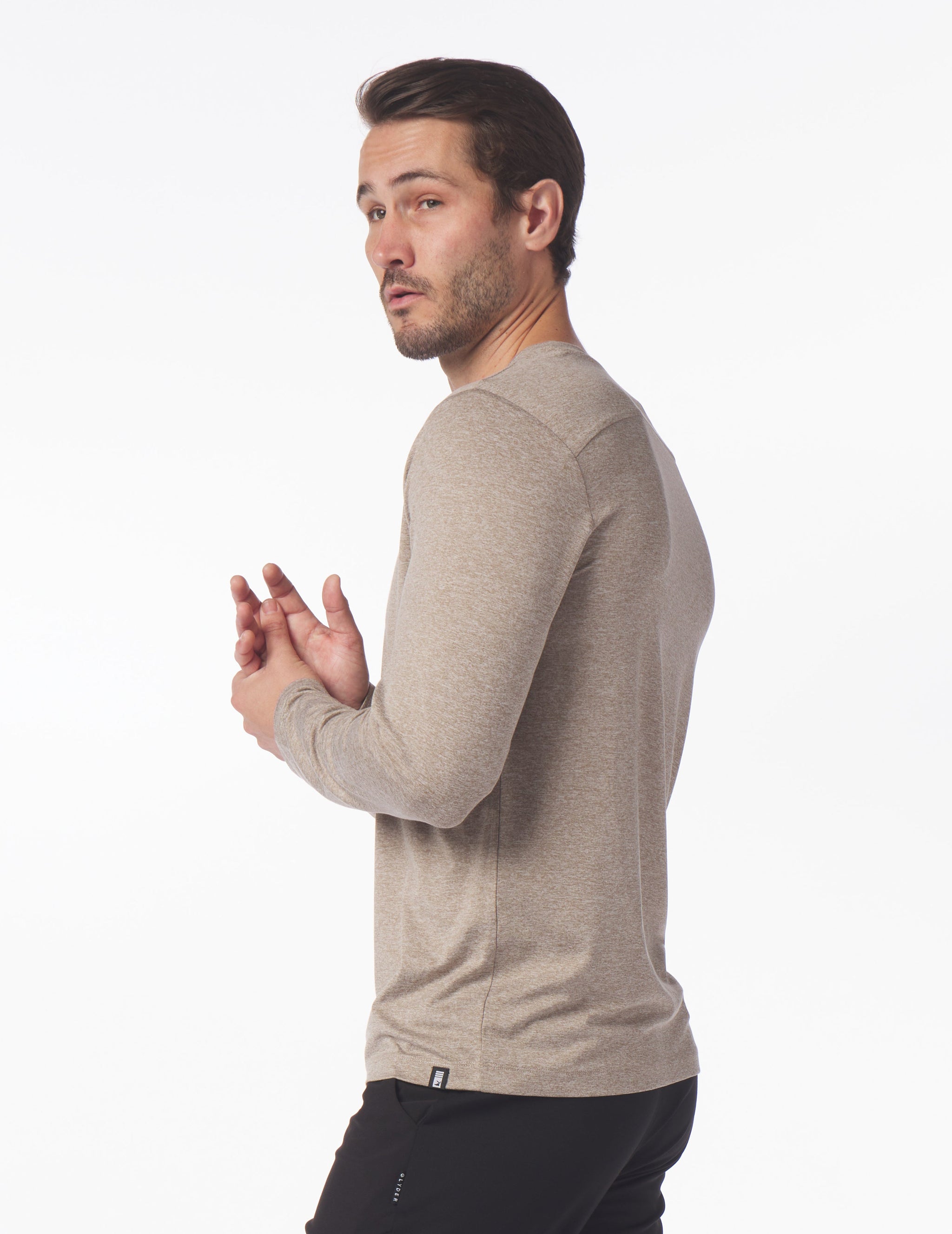 Salton Long Sleeve: Mocha Heather Salton Long Sleeve: Mocha Heather