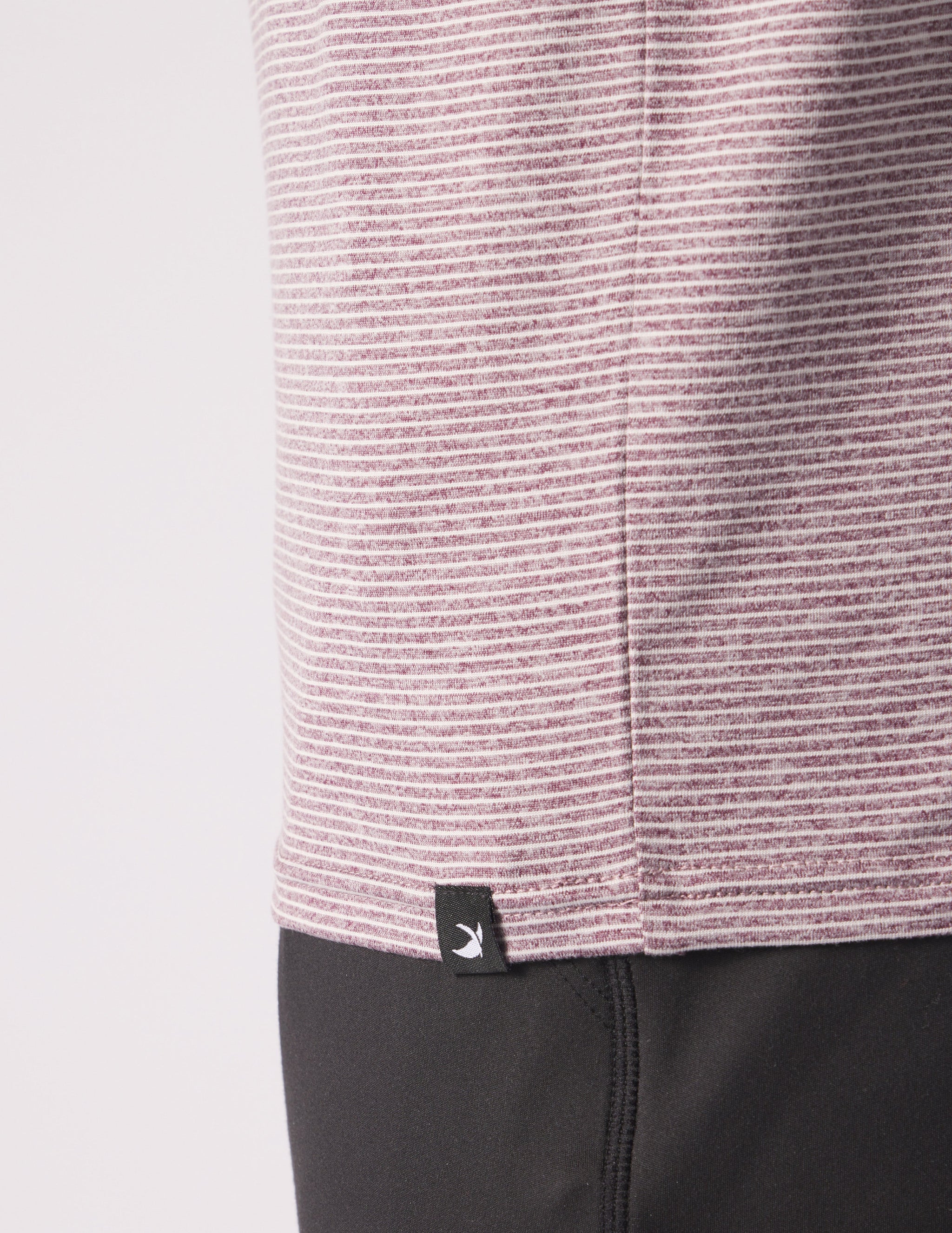 Salton Long Sleeve: Berry Wine / White Stripe Salton Long Sleeve: Berry Wine / White Stripe