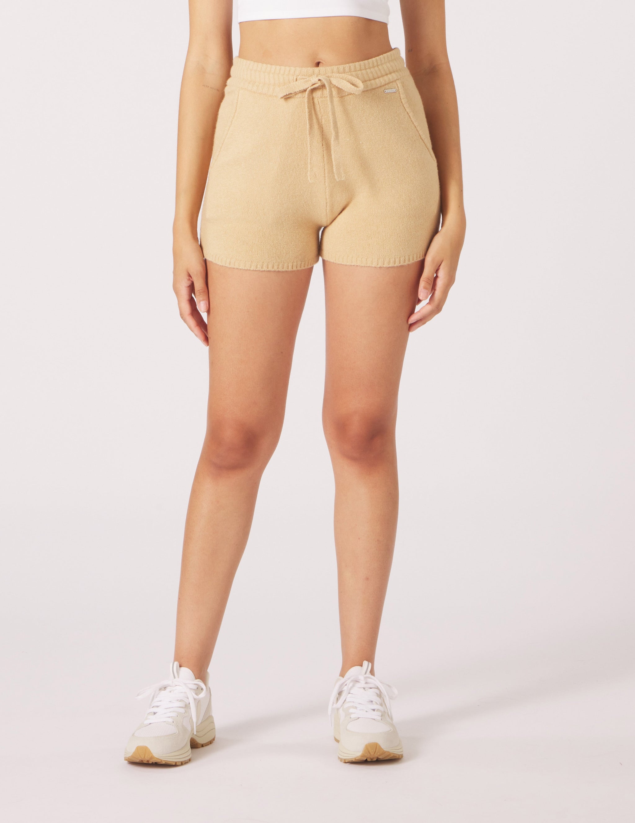 Merino Short: Tan Merino Short: Tan