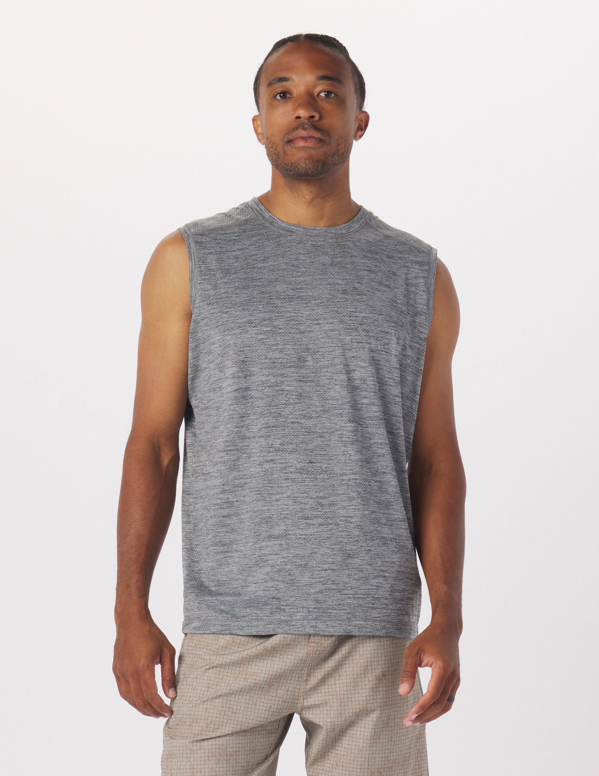 Motivator Sleeveless Tee: Black Motivator Sleeveless Tee: Black
