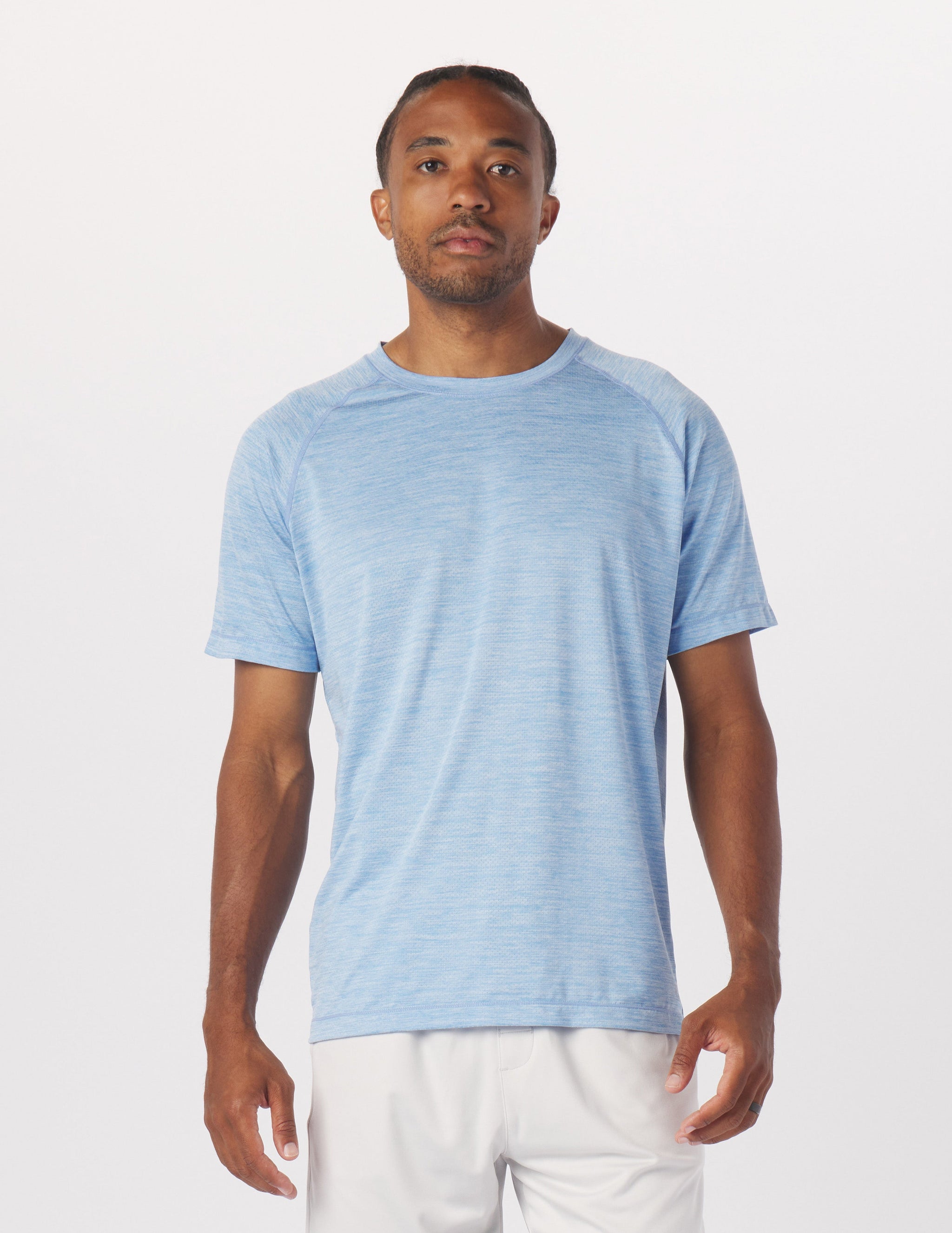 Motivator Raglan Tee: Ice Blue Motivator Raglan Tee: Ice Blue
