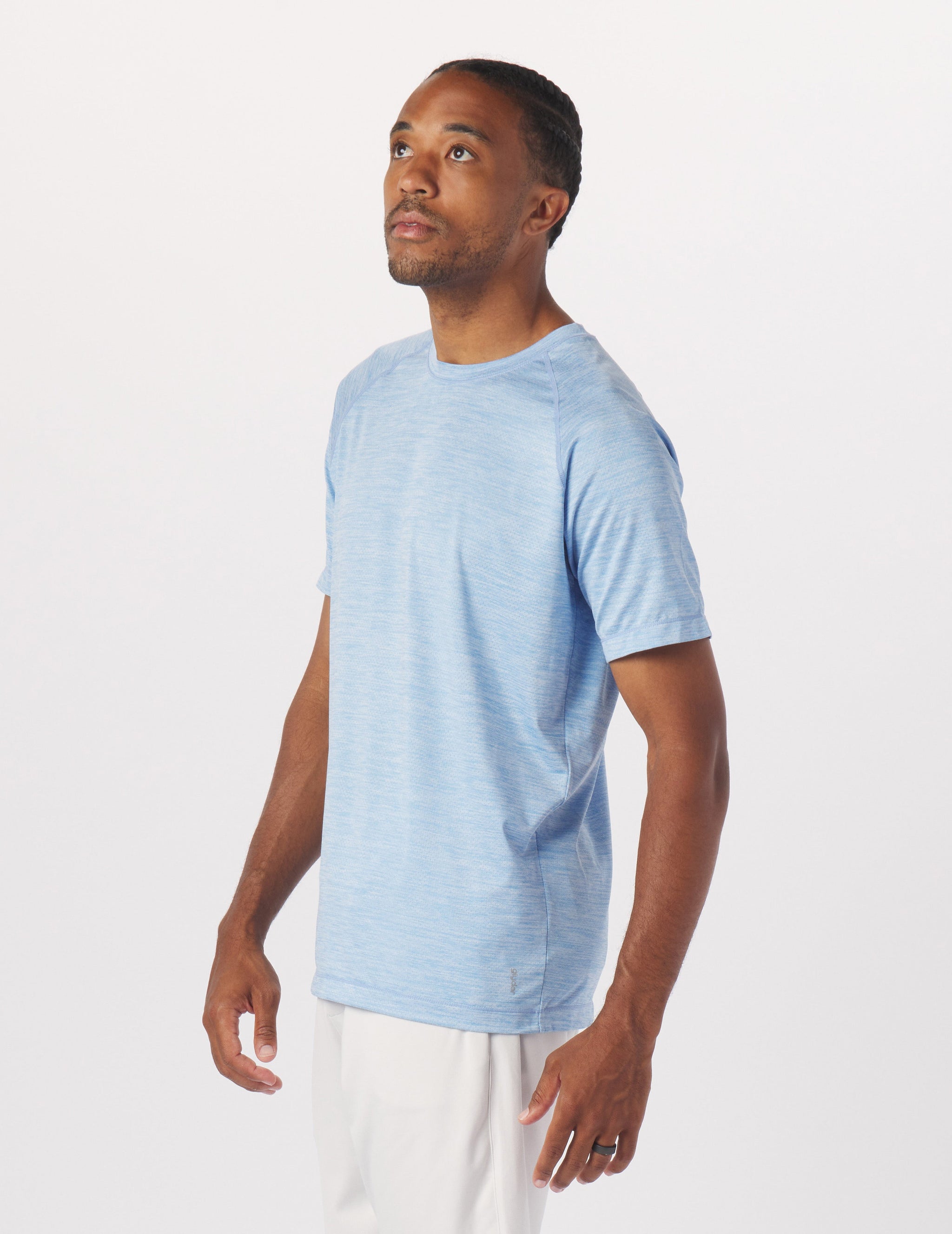 Motivator Raglan Tee: Ice Blue Motivator Raglan Tee: Ice Blue