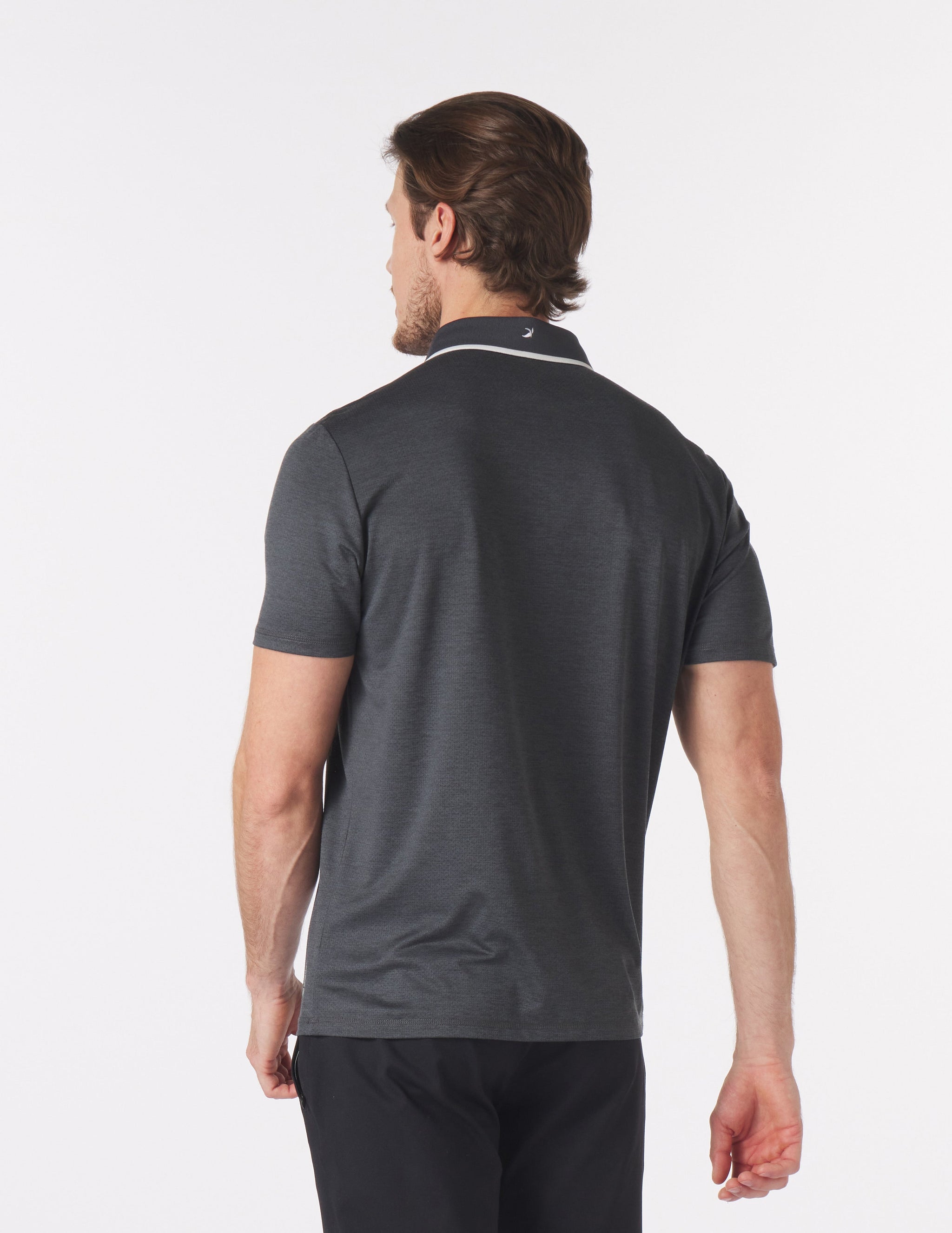 Power Fade Polo: Black Power Fade Polo: Black