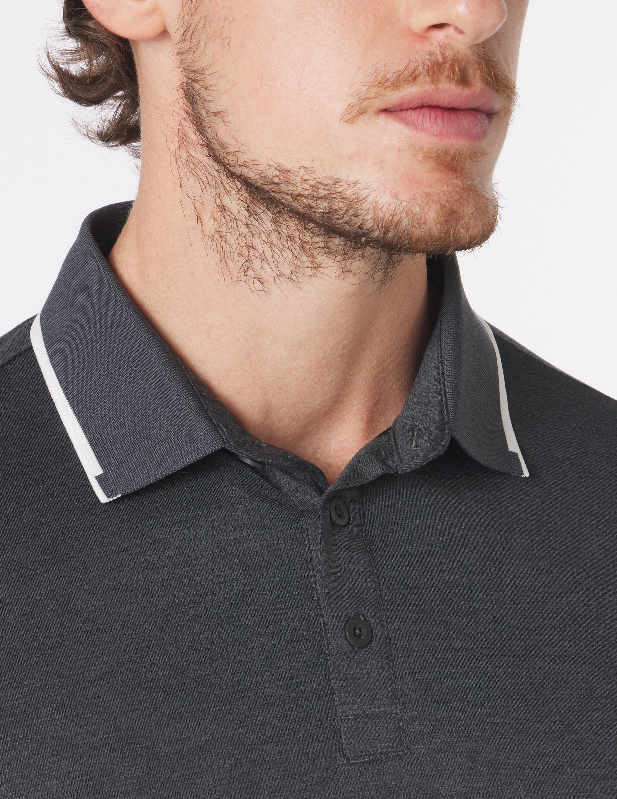 Power Fade Polo: Black Power Fade Polo: Black