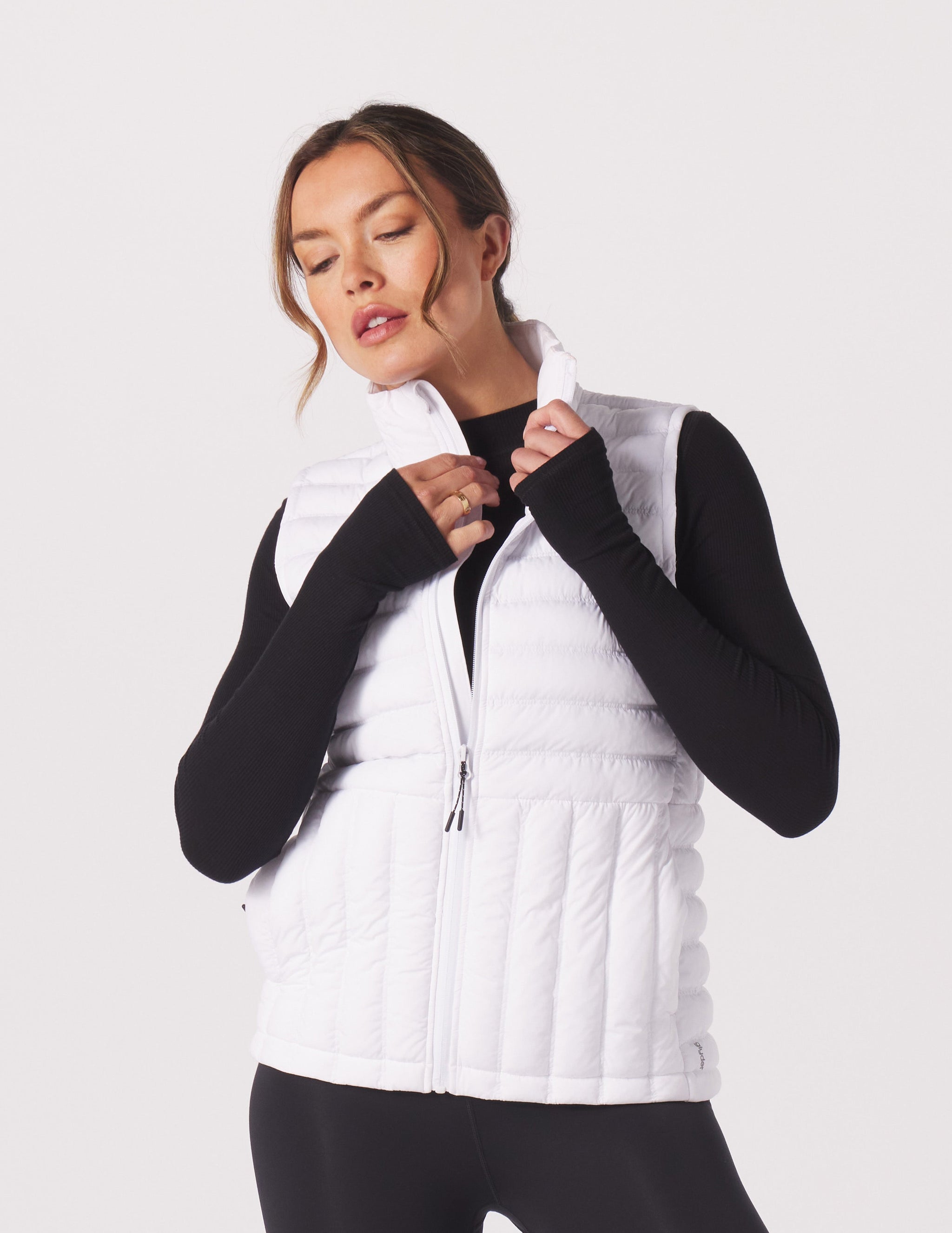 Puffer Vest: White Puffer Vest: White