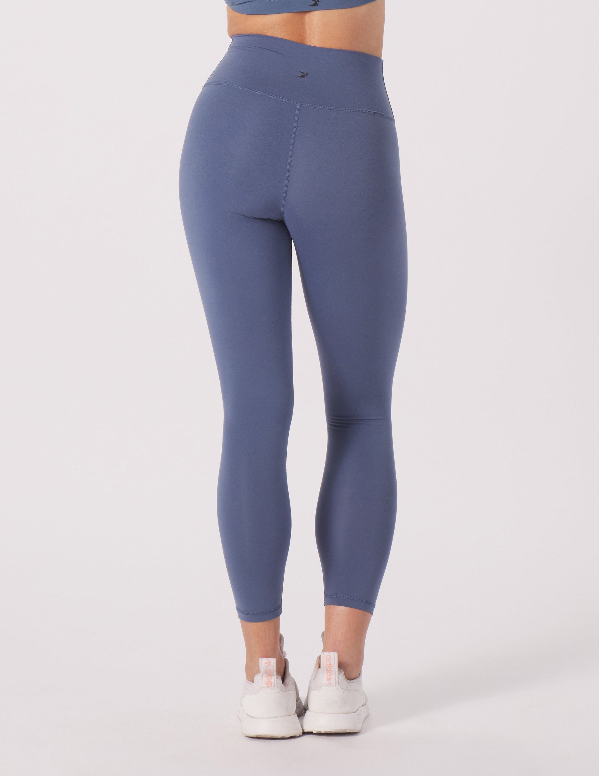 High Waist Pure 7/8 Legging: Washed Blue High Waist Pure 7/8 Legging: Washed Blue
