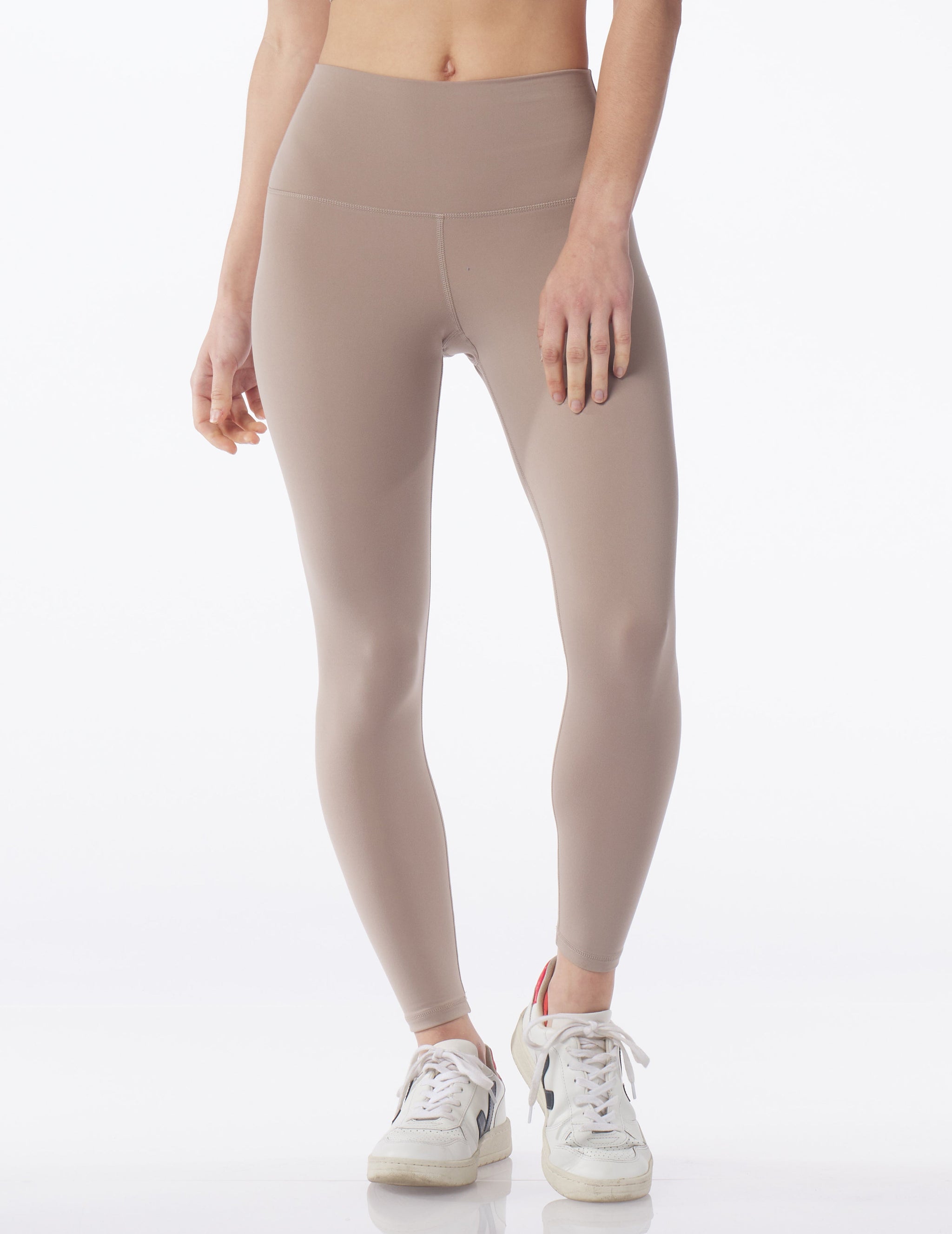 High Waist Pure 7/8 Legging: Mocha High Waist Pure 7/8 Legging: Mocha