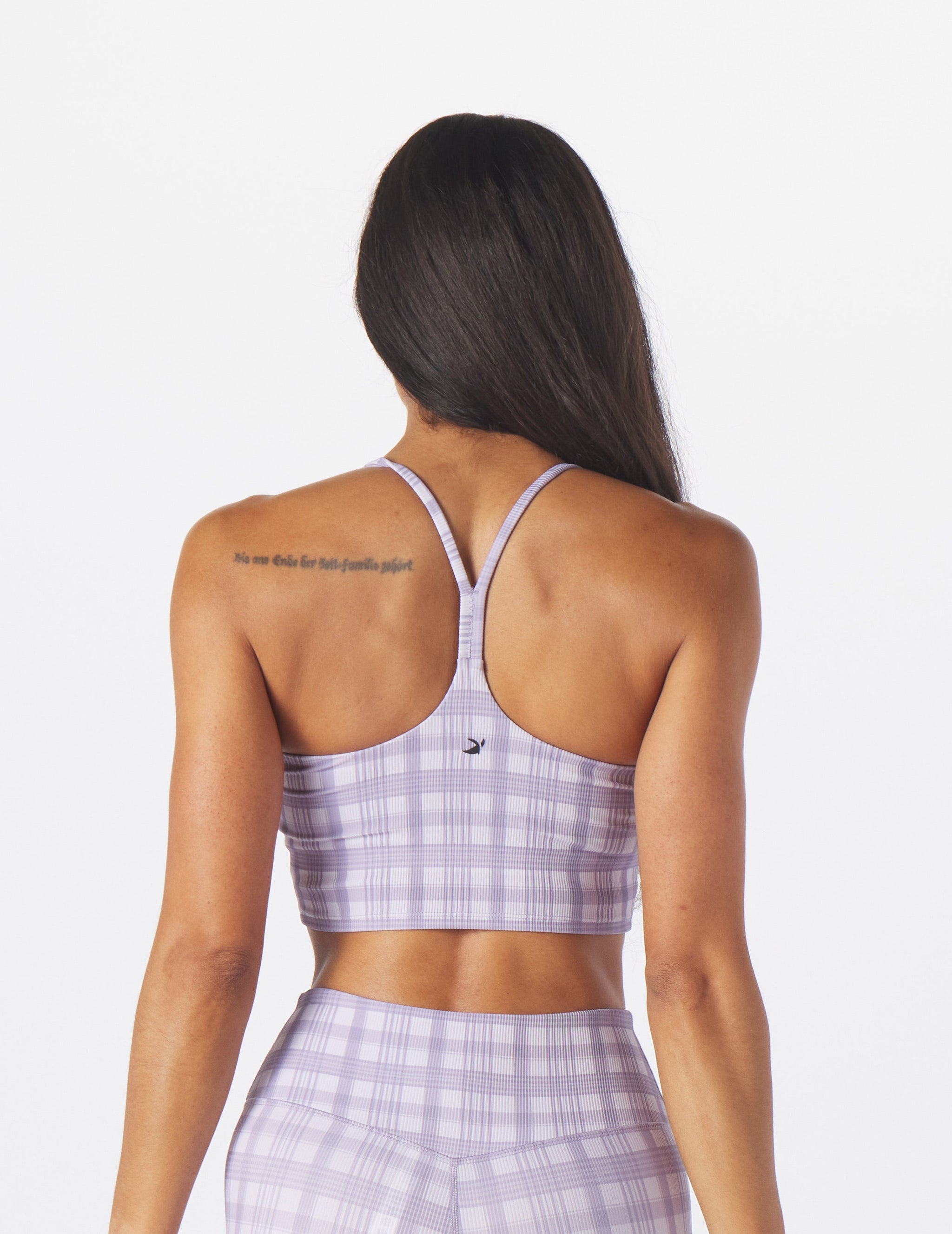 Pure Bra: Amethyst Madras Plaid Pure Bra: Amethyst Madras Plaid