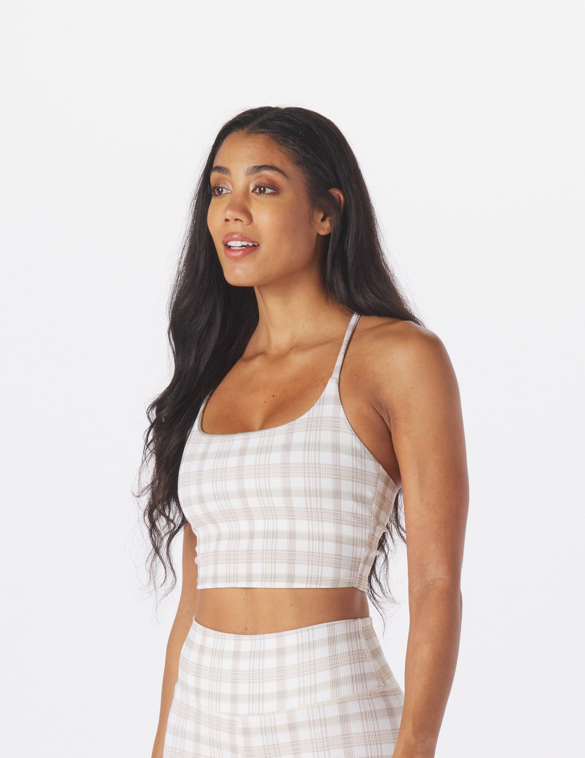 Pure Bra: Linen Madras Plaid Pure Bra: Linen Madras Plaid