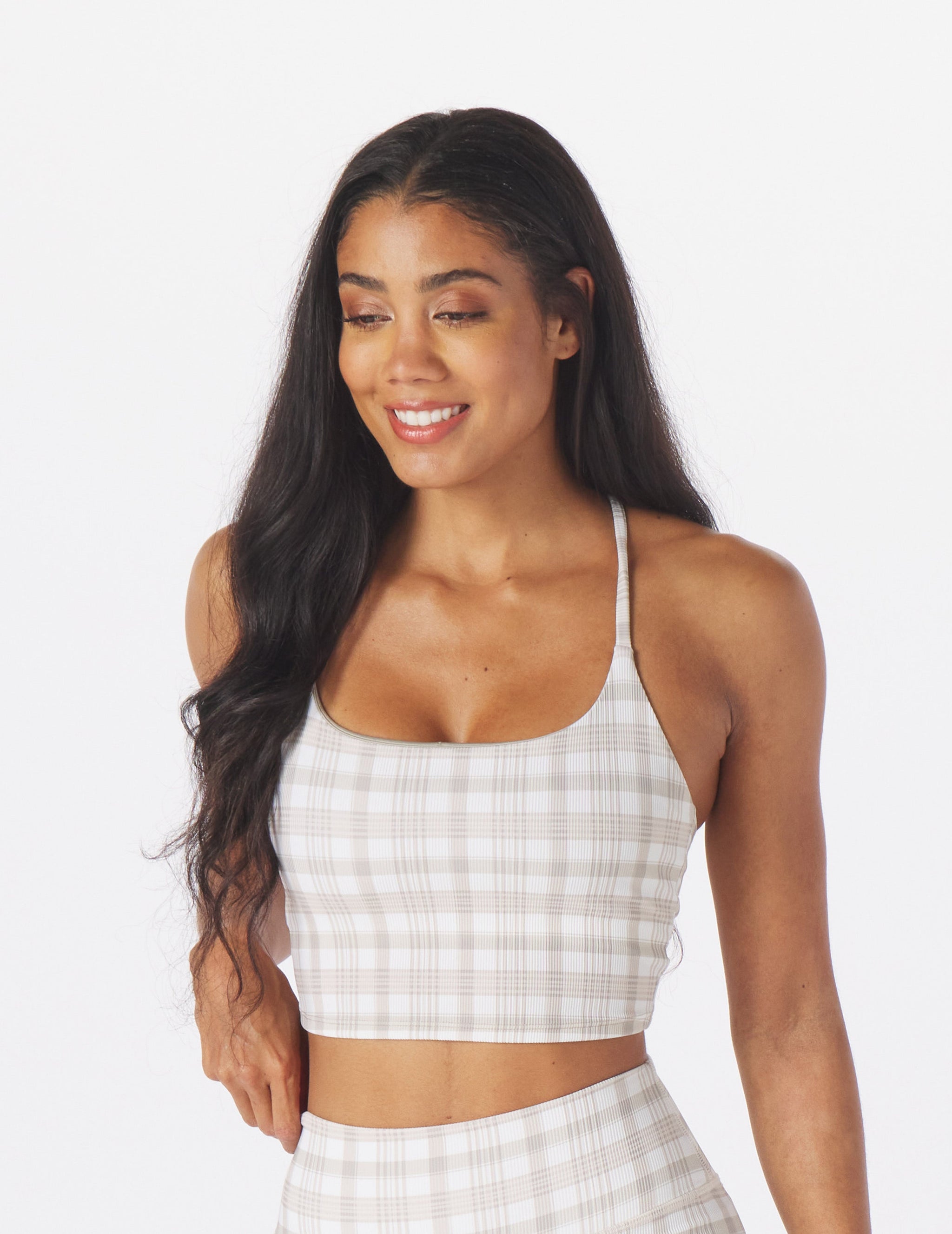 Pure Bra: Linen Madras Plaid Pure Bra: Linen Madras Plaid
