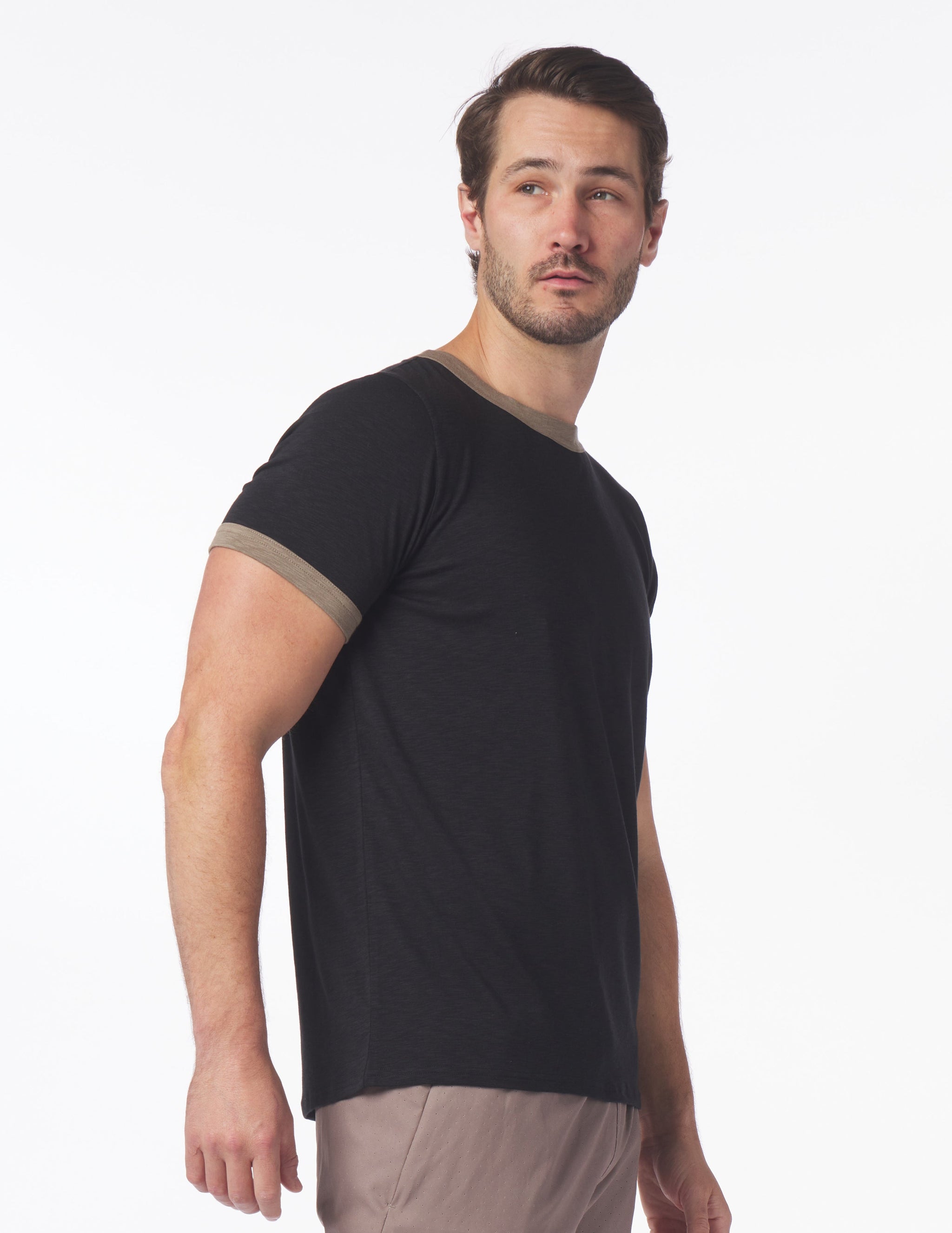 Ringer Tee: Black Ringer Tee: Black