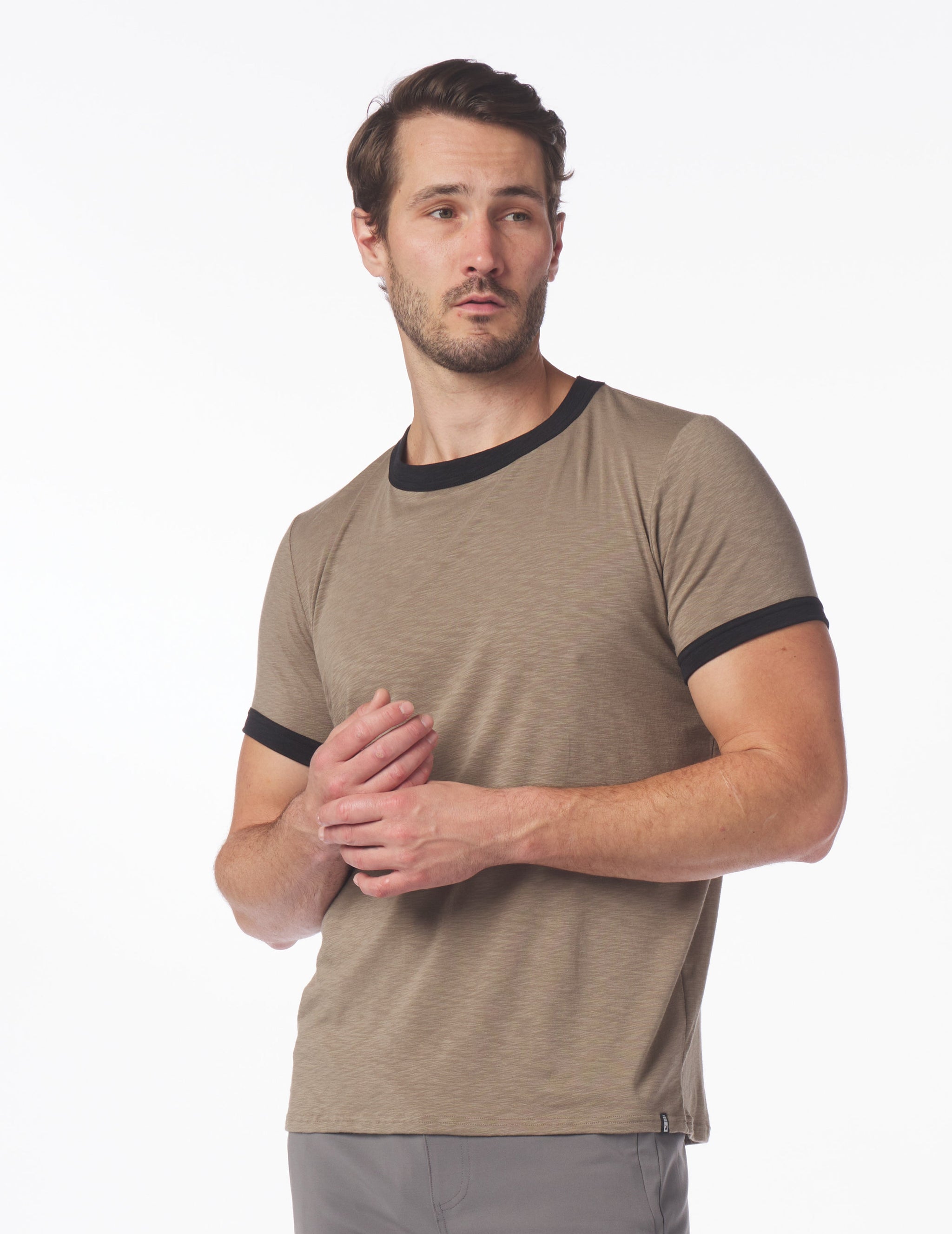 Ringer Tee: Mocha Ringer Tee: Mocha