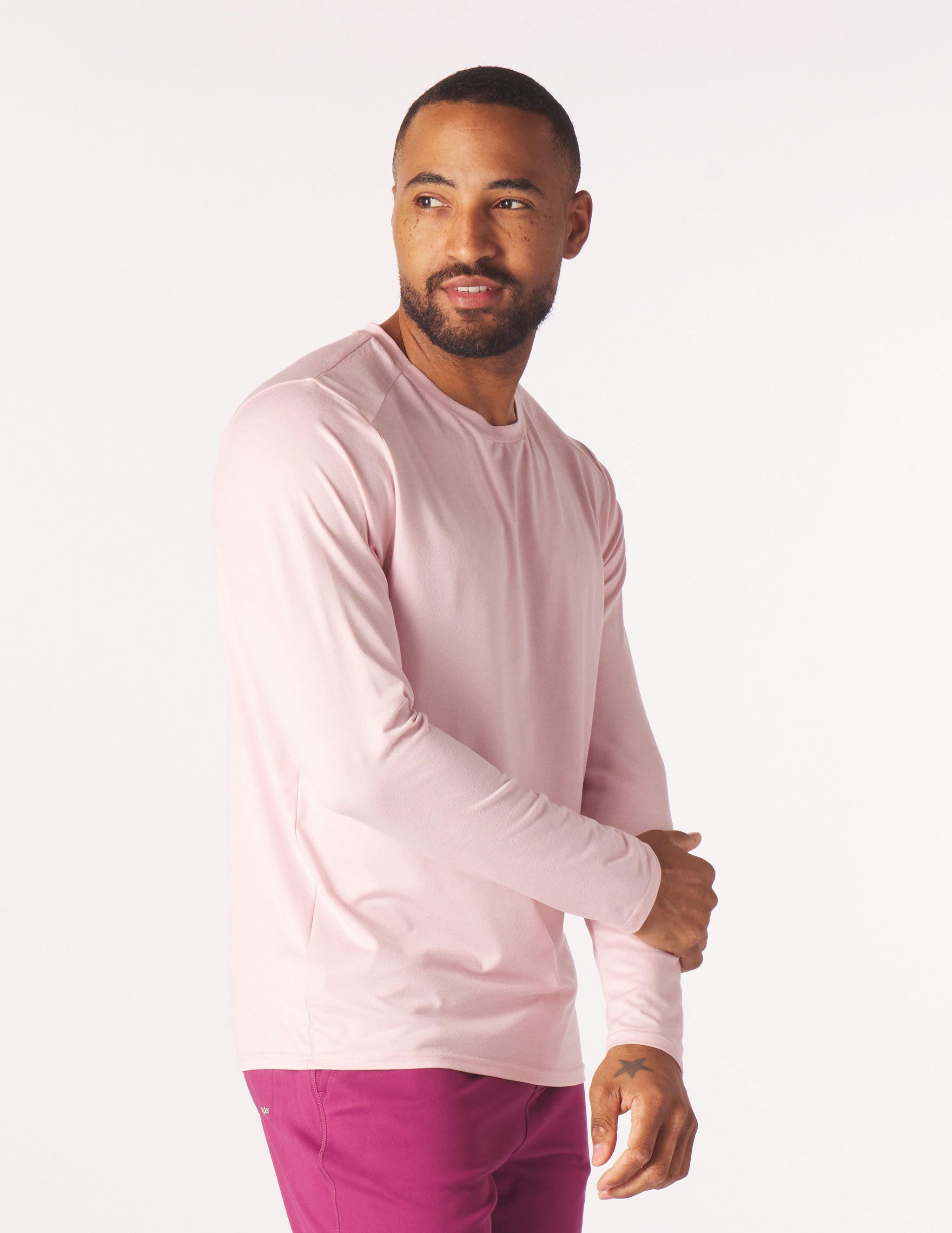Salton Long Sleeve: Peony Heather Salton Long Sleeve: Peony Heather